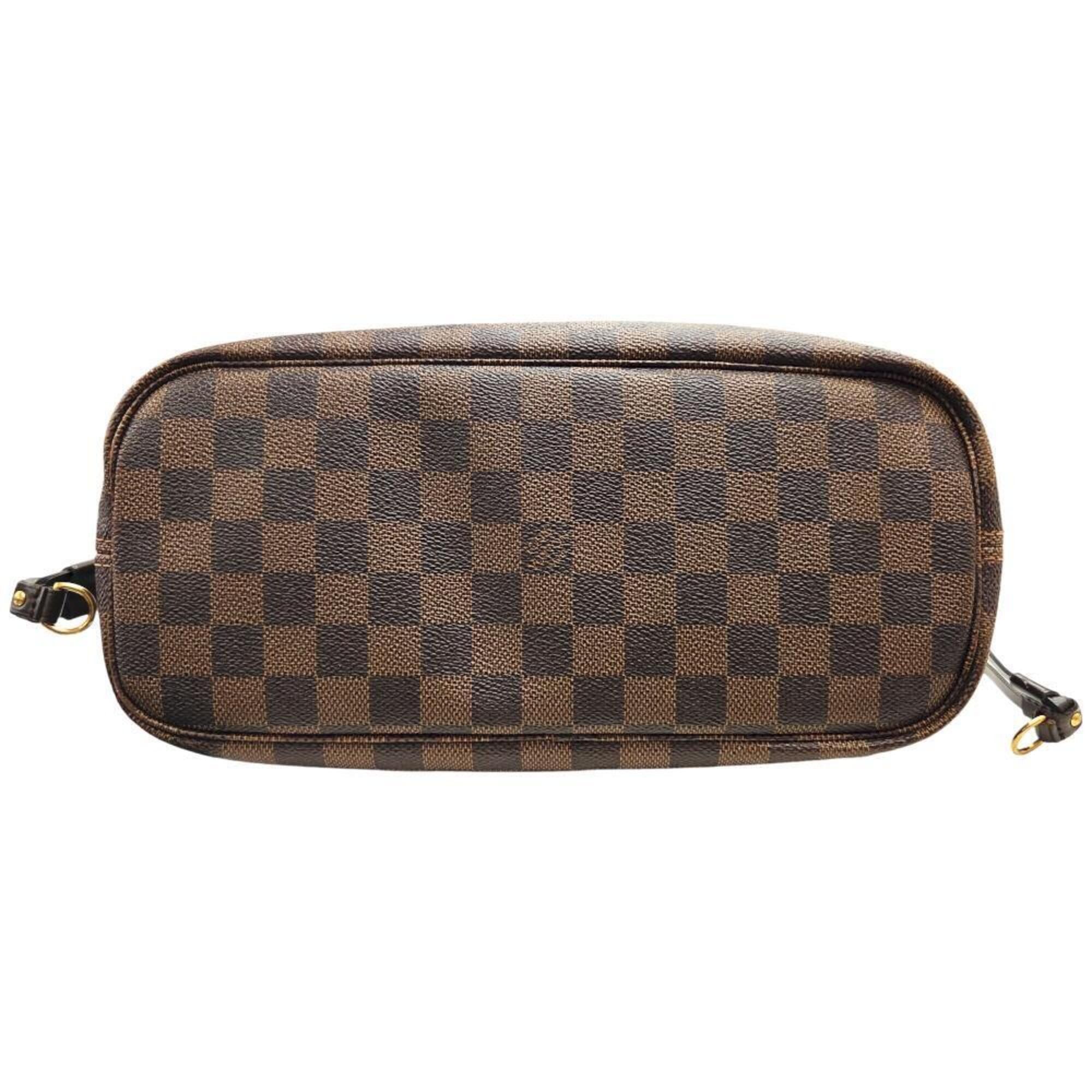Louis Vuitton LOUIS VUITTON Neverfull PM Damier Ebene Tote Bag Leather Brown N41539 AR0149 Women's Size ONE SIZE - 5 Thumbnail