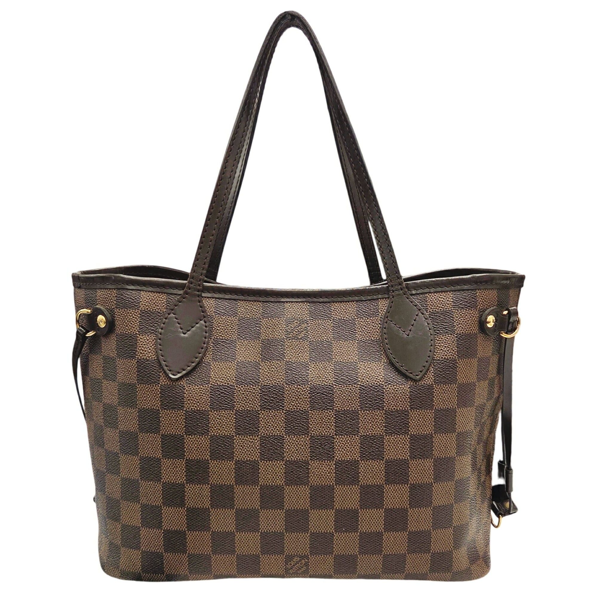 Louis Vuitton LOUIS VUITTON Neverfull PM Damier Ebene Tote Bag Leather Brown N41539 AR0149 Women's Size ONE SIZE - 2 Thumbnail