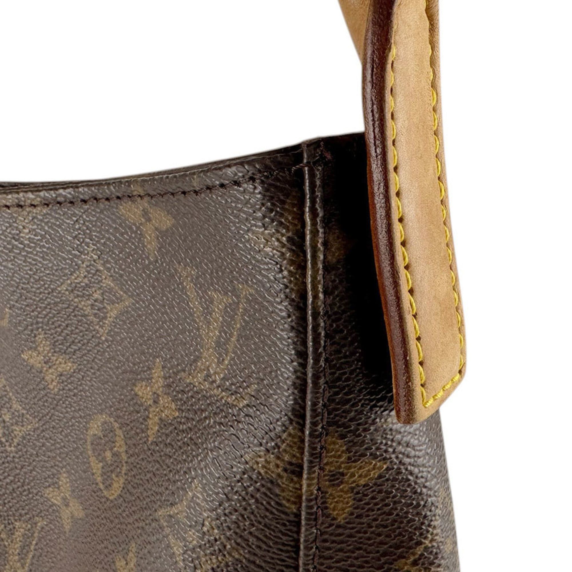 Louis Vuitton Louis Vuitton Shoulder Bag Monogram Looping GM Canvas Brown Gold Women's M51145 z9324 Size ONE SIZE - 7 Thumbnail