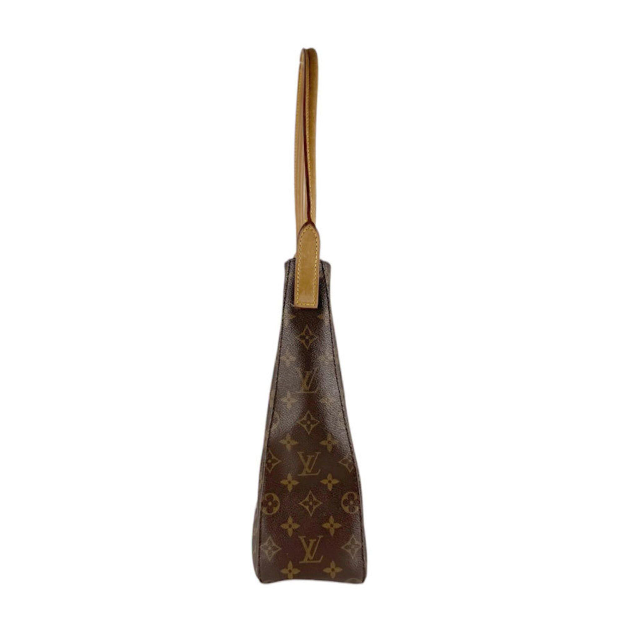 Louis Vuitton Louis Vuitton Shoulder Bag Monogram Looping GM Canvas Brown Gold Women's M51145 z9324 Size ONE SIZE - 2 Thumbnail