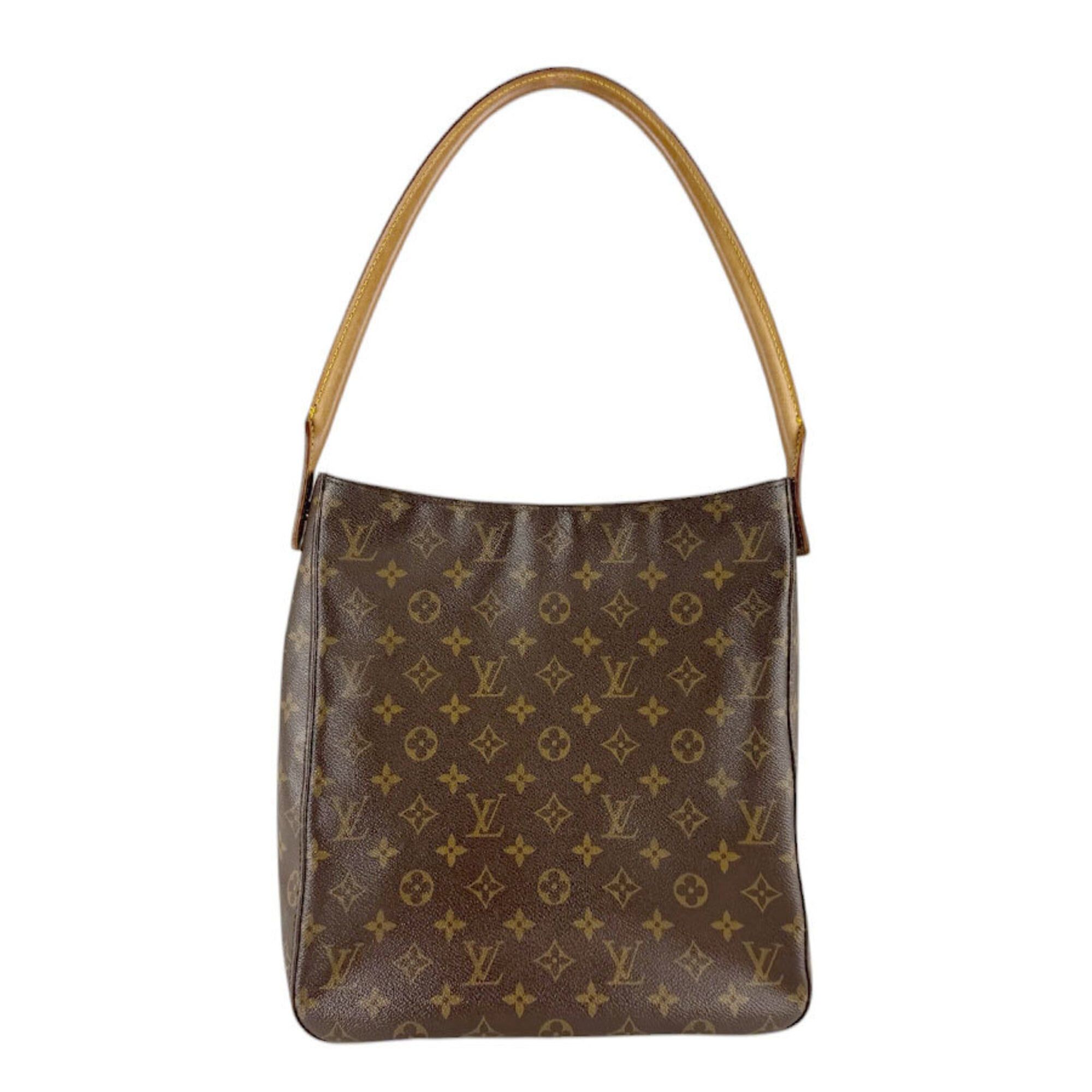 Louis Vuitton Louis Vuitton Shoulder Bag Monogram Looping GM Canvas Brown Gold Women's M51145 z9324 Size ONE SIZE - 3 Thumbnail
