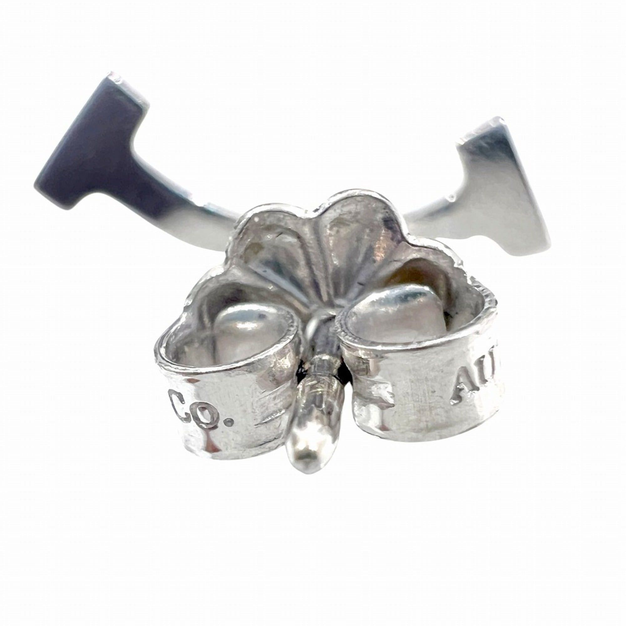 Tiffany & Co. TIFFANY&Co. Tiffany T Smile Mini Earrings, Diamond, 18K White Gold, T-motif, Men's & Women's. Size ONE SIZE - 13 Thumbnail