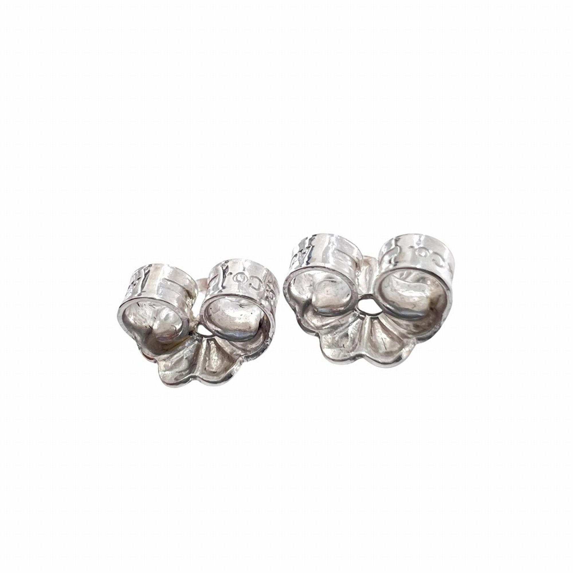 Tiffany & Co. TIFFANY&Co. Tiffany T Smile Mini Earrings, Diamond, 18K White Gold, T-motif, Men's & Women's. Size ONE SIZE - 8 Thumbnail