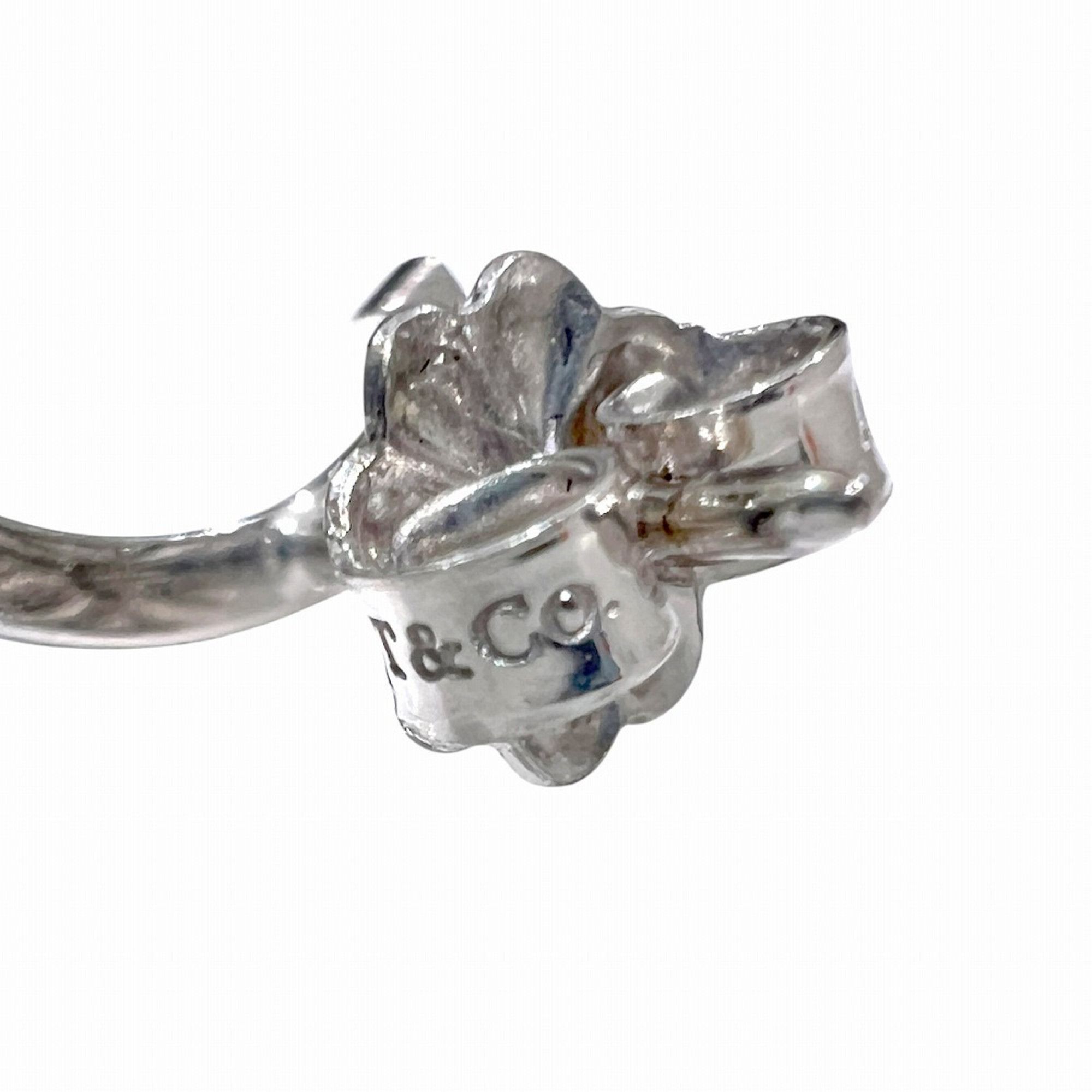Tiffany & Co. TIFFANY&Co. Tiffany T Smile Mini Earrings, Diamond, 18K White Gold, T-motif, Men's & Women's. Size ONE SIZE - 12 Thumbnail
