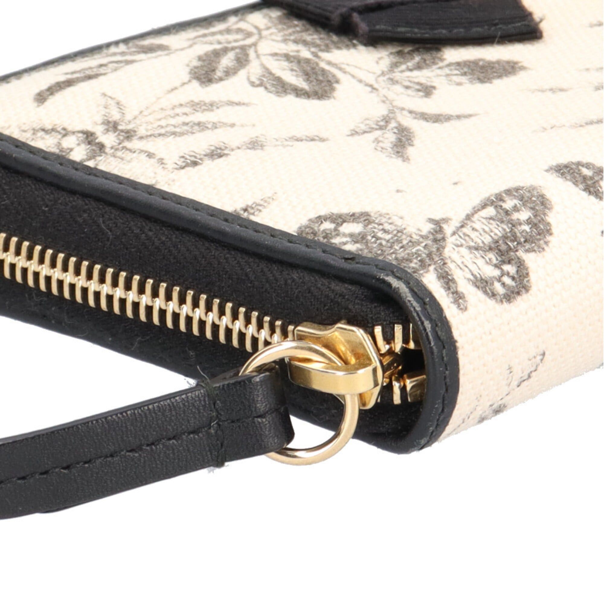 Gucci Gucci Herbarium Print Japan Limited Zip-Around Wallet GG Ribbon Long Canvas 435819 Women's GUCCI Size ONE SIZE - 8 Thumbnail