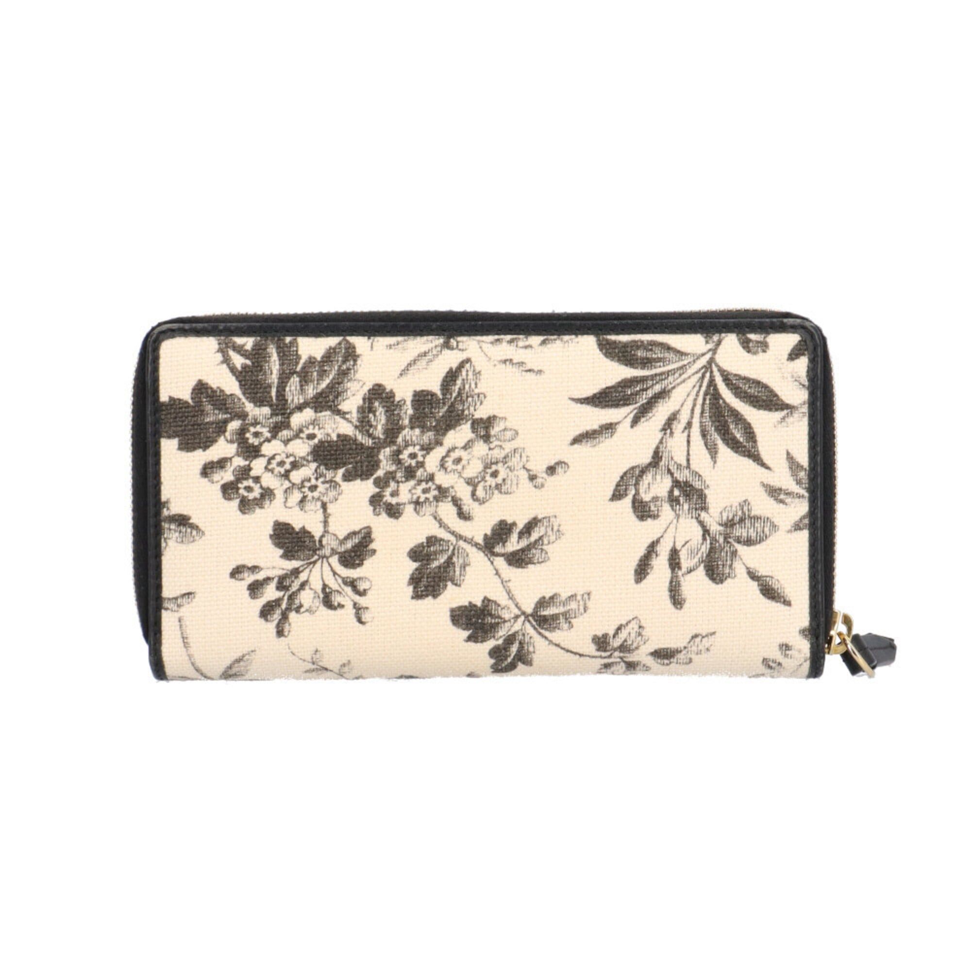 Gucci Gucci Herbarium Print Japan Limited Zip-Around Wallet GG Ribbon Long Canvas 435819 Women's GUCCI Size ONE SIZE - 2 Thumbnail