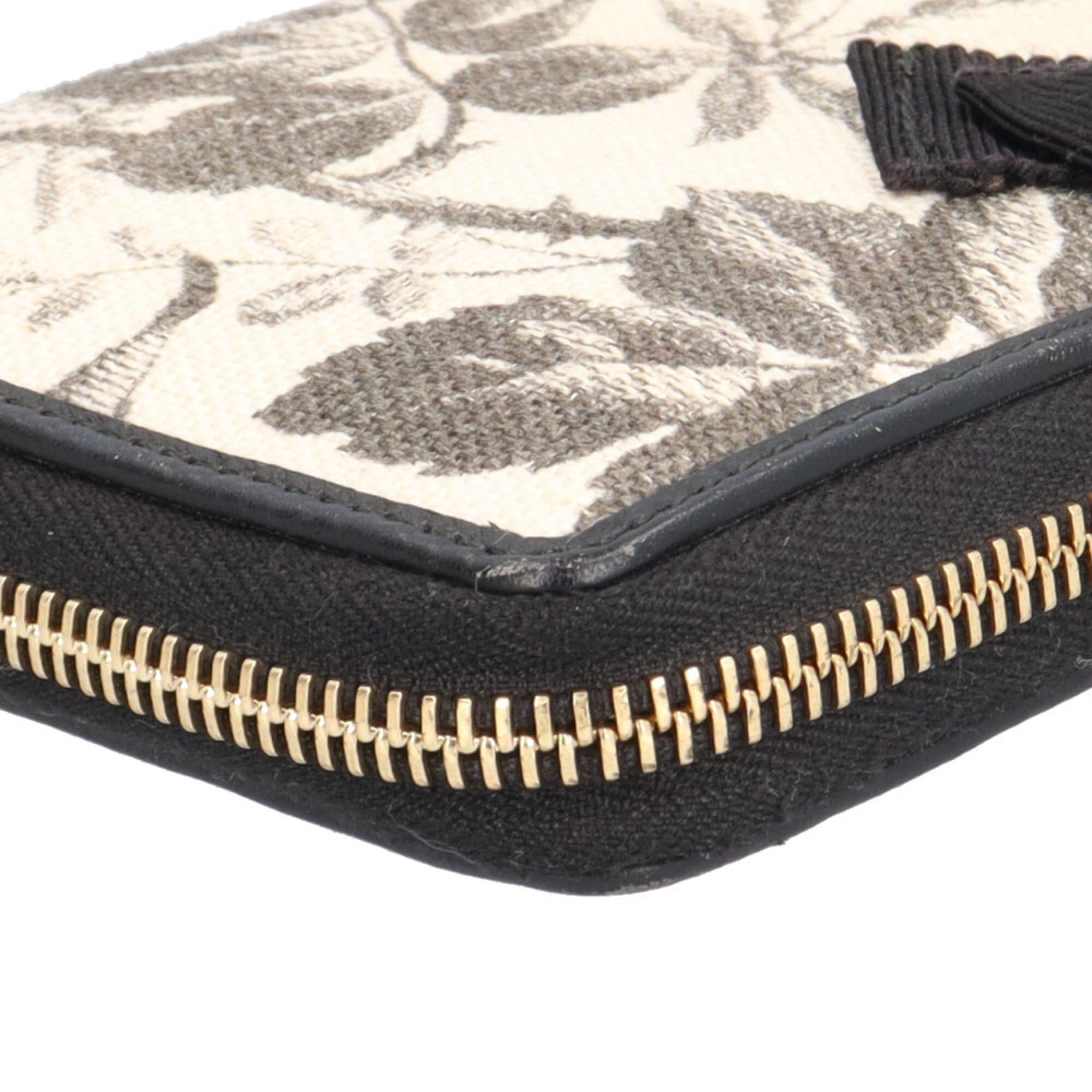 Gucci Gucci Herbarium Print Japan Limited Zip-Around Wallet GG Ribbon Long Canvas 435819 Women's GUCCI Size ONE SIZE - 10 Thumbnail