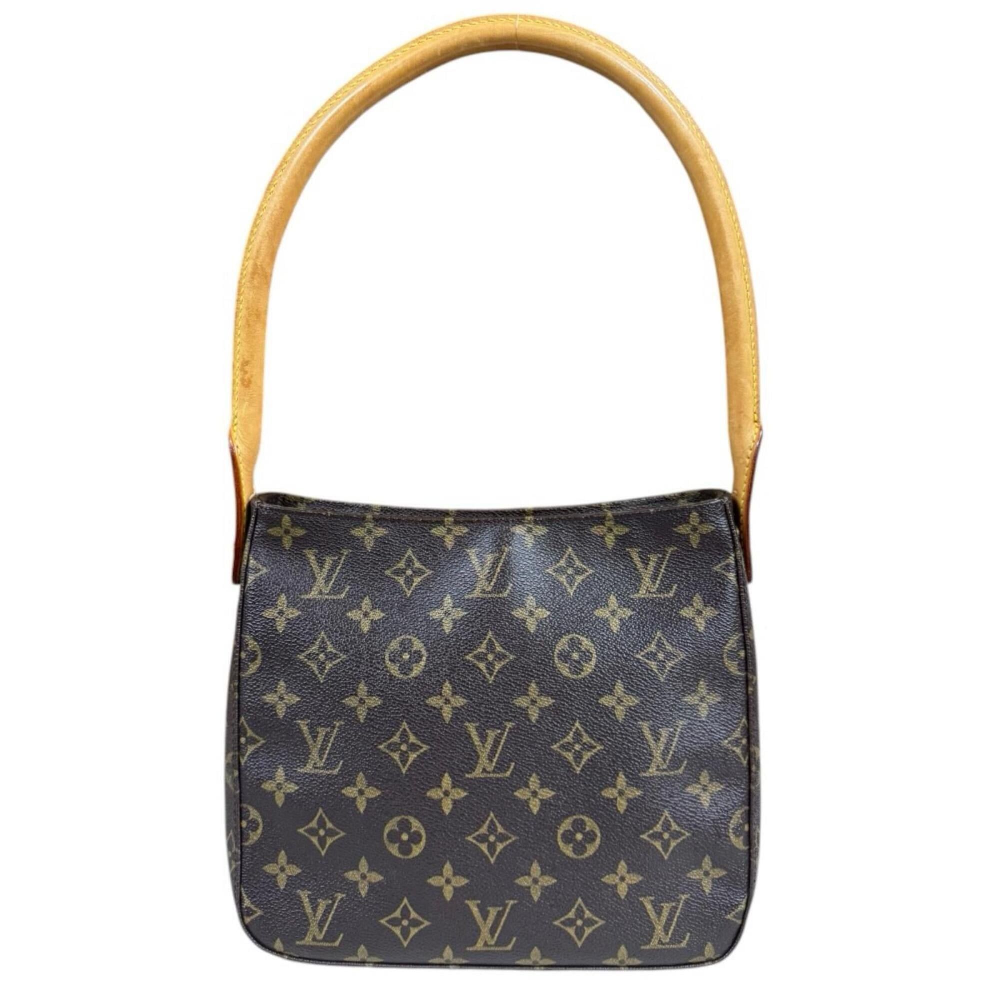 Louis Vuitton Louis Vuitton Looping MM Monogram Shoulder Bag, Canvas M51146 Brown, Women's LOUIS VUITTON Size ONE SIZE - 3 Thumbnail