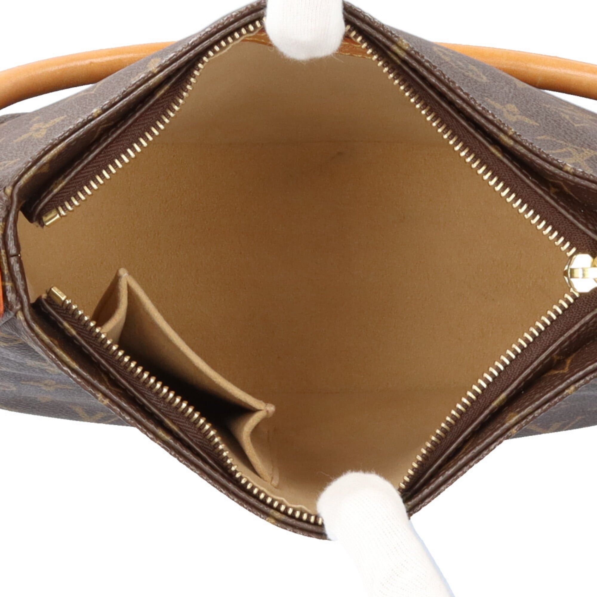 Louis Vuitton Louis Vuitton Looping MM Monogram Shoulder Bag, Canvas M51146 Brown, Women's LOUIS VUITTON Size ONE SIZE - 7 Thumbnail