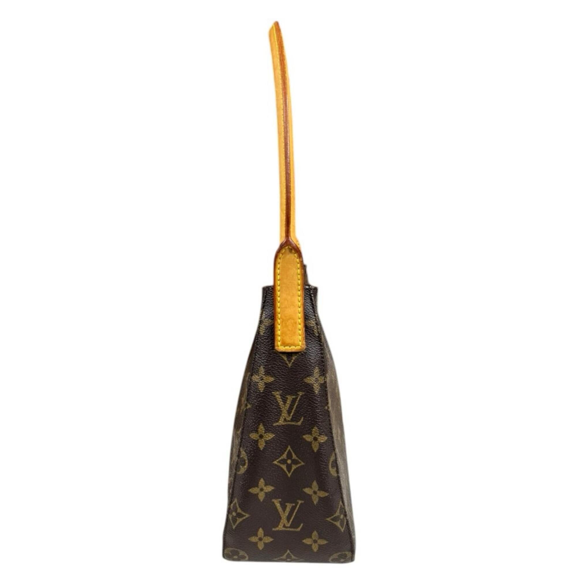 Louis Vuitton Louis Vuitton Looping MM Monogram Shoulder Bag, Canvas M51146 Brown, Women's LOUIS VUITTON Size ONE SIZE - 4 Thumbnail