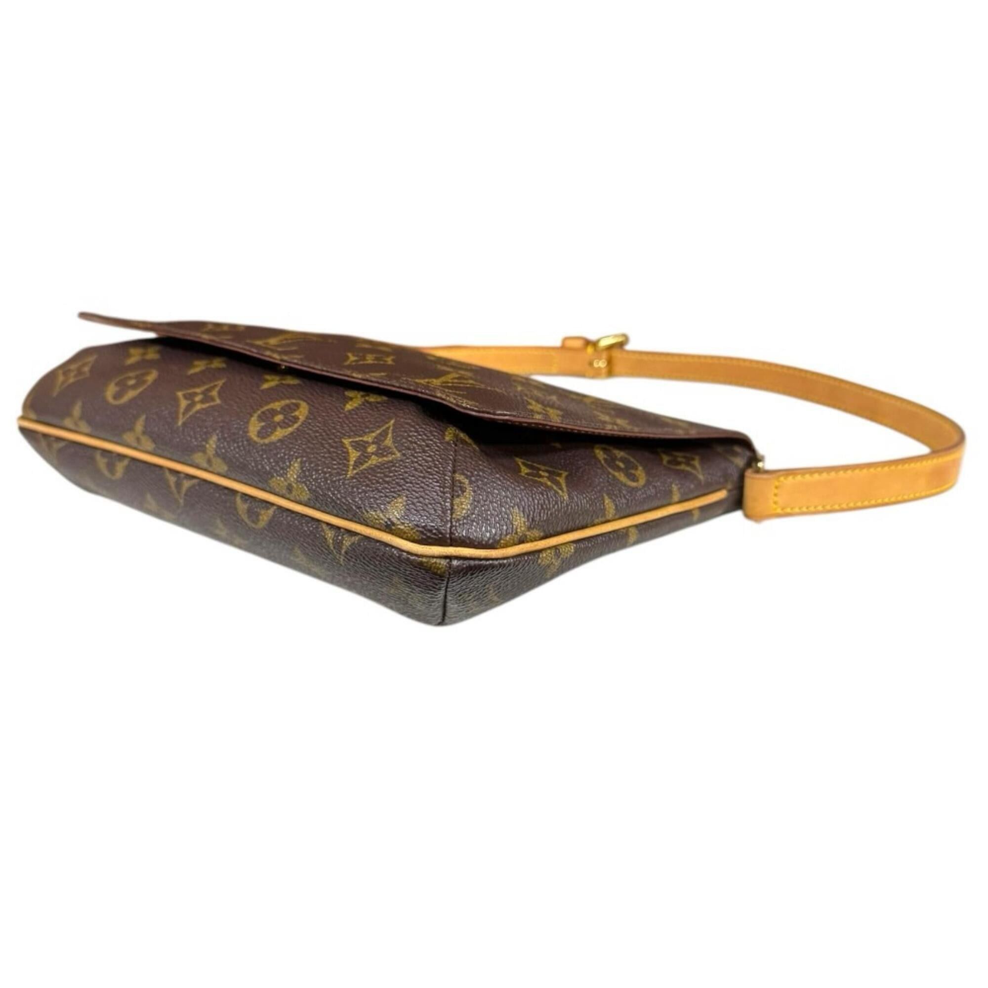Louis Vuitton Louis Vuitton Musette Tango Short Monogram Shoulder Bag, Canvas M51257 Brown, Women's LOUIS VUITTON Size ONE SIZE - 7 Thumbnail