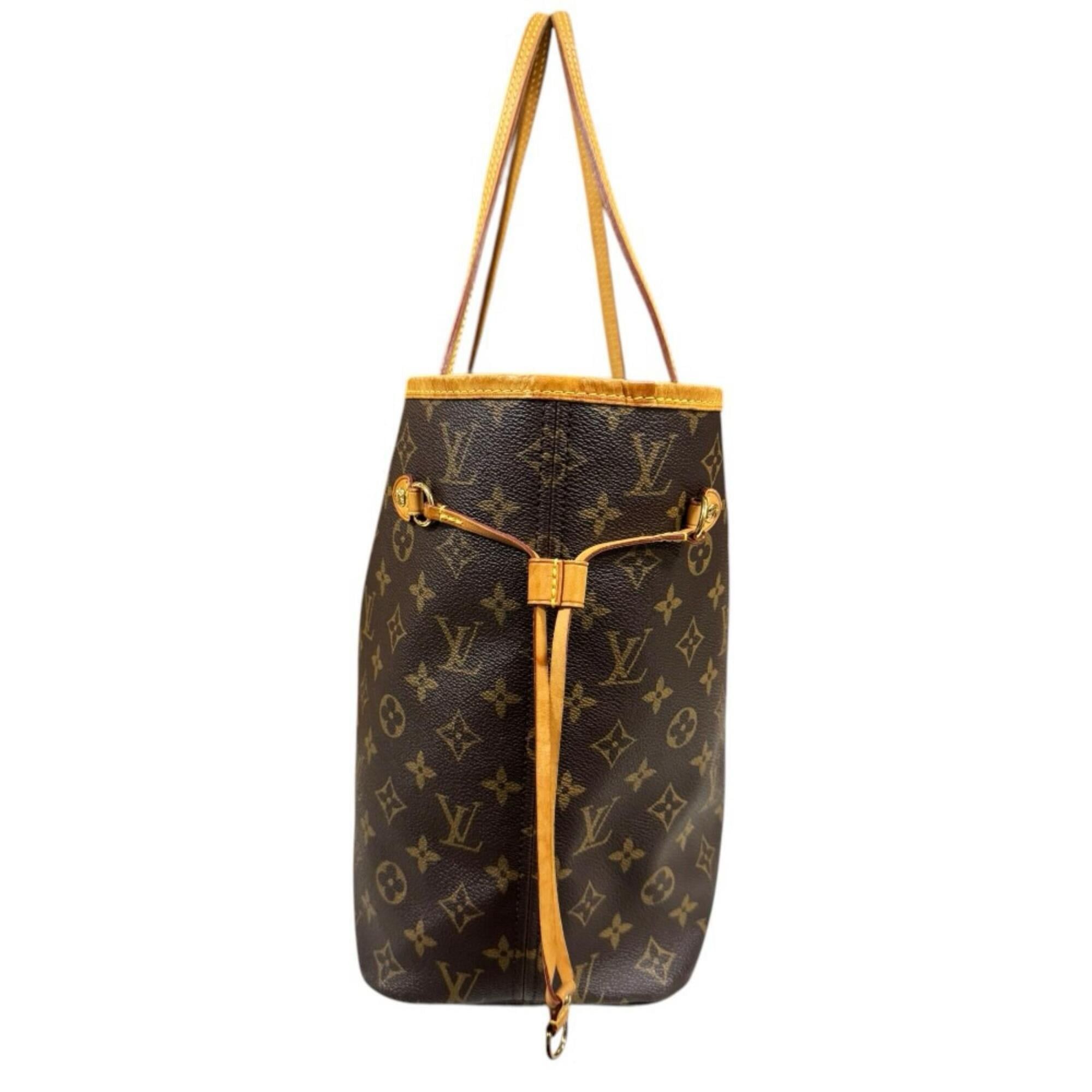 Louis Vuitton Louis Vuitton Neverfull MM Monogram Tote Bag, Canvas M40156 Brown, Women's LOUIS VUITTON Size ONE SIZE - 5 Thumbnail