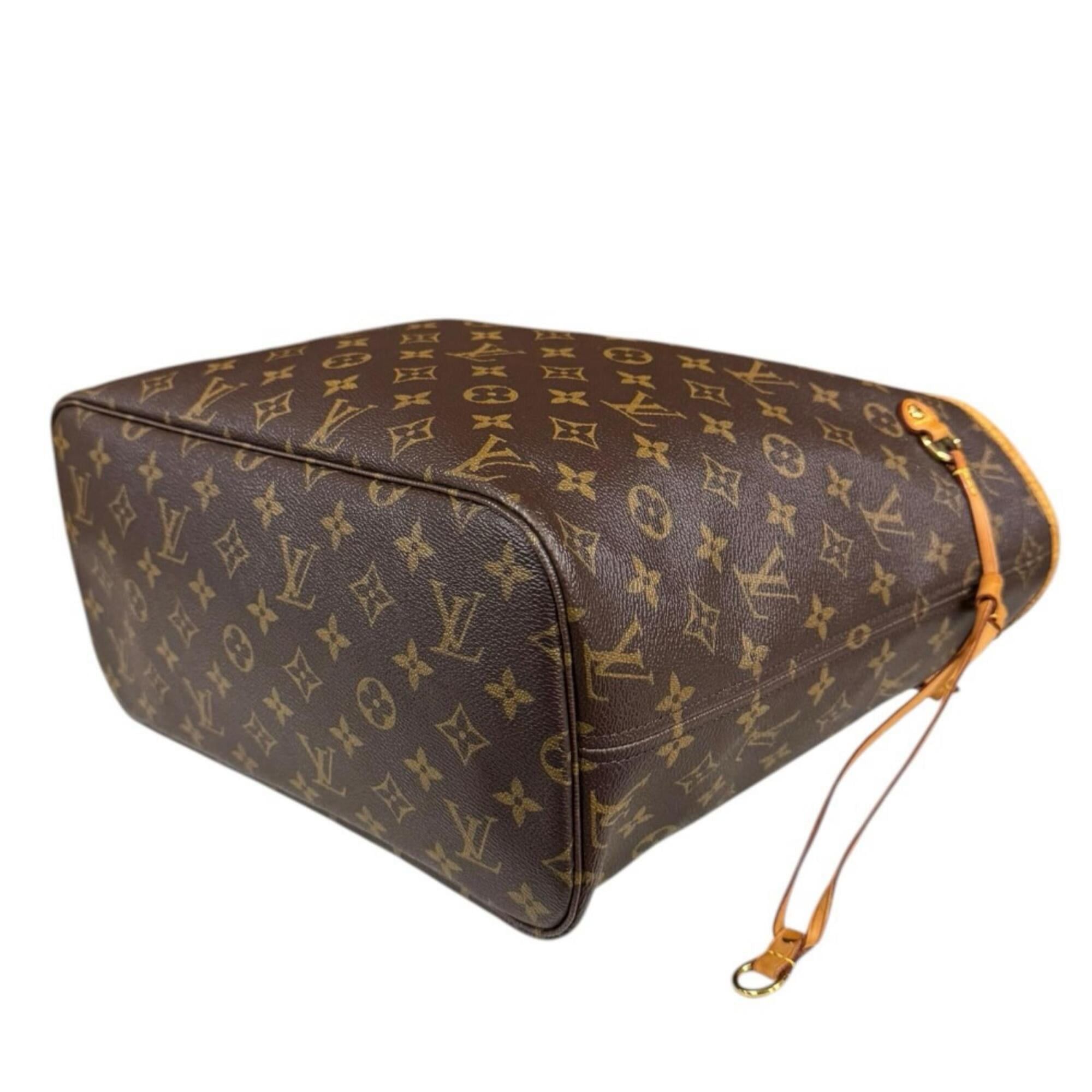 Louis Vuitton Louis Vuitton Neverfull MM Monogram Tote Bag, Canvas M40156 Brown, Women's LOUIS VUITTON Size ONE SIZE - 6 Thumbnail