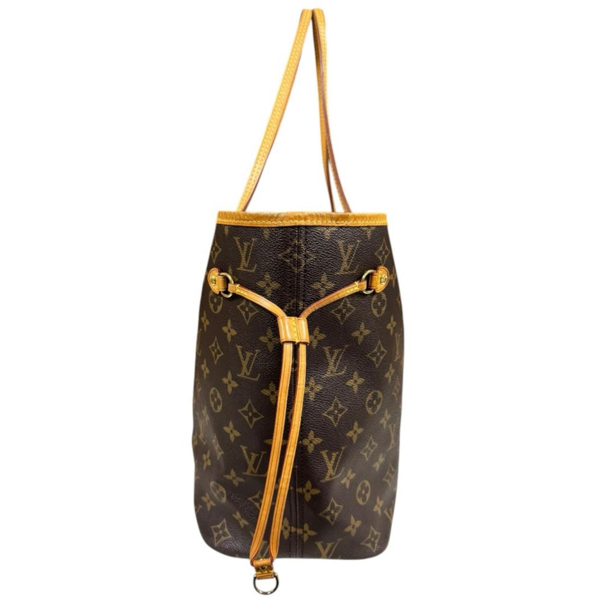 Louis Vuitton Louis Vuitton Neverfull MM Monogram Tote Bag, Canvas M40156 Brown, Women's LOUIS VUITTON Size ONE SIZE - 4 Thumbnail