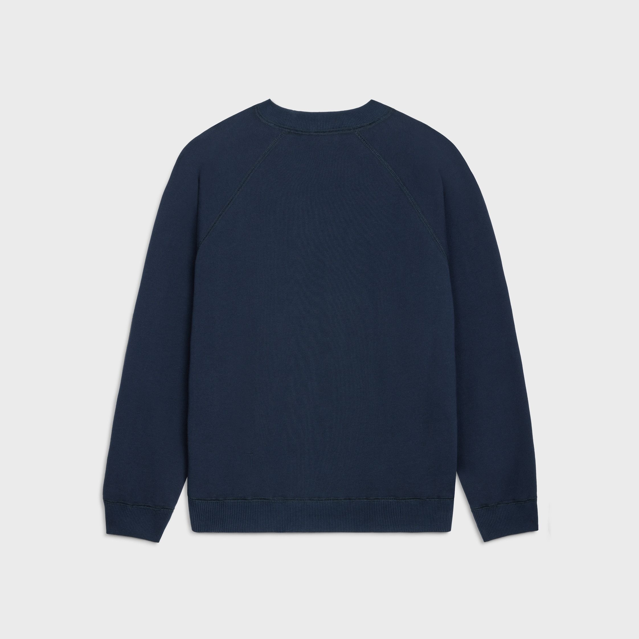 Celine CELINE LOOSE SWEATSHIRT IN COTTON FLEECE navy/ecru Size US XXL / EU 58 / 5 - 2 Thumbnail