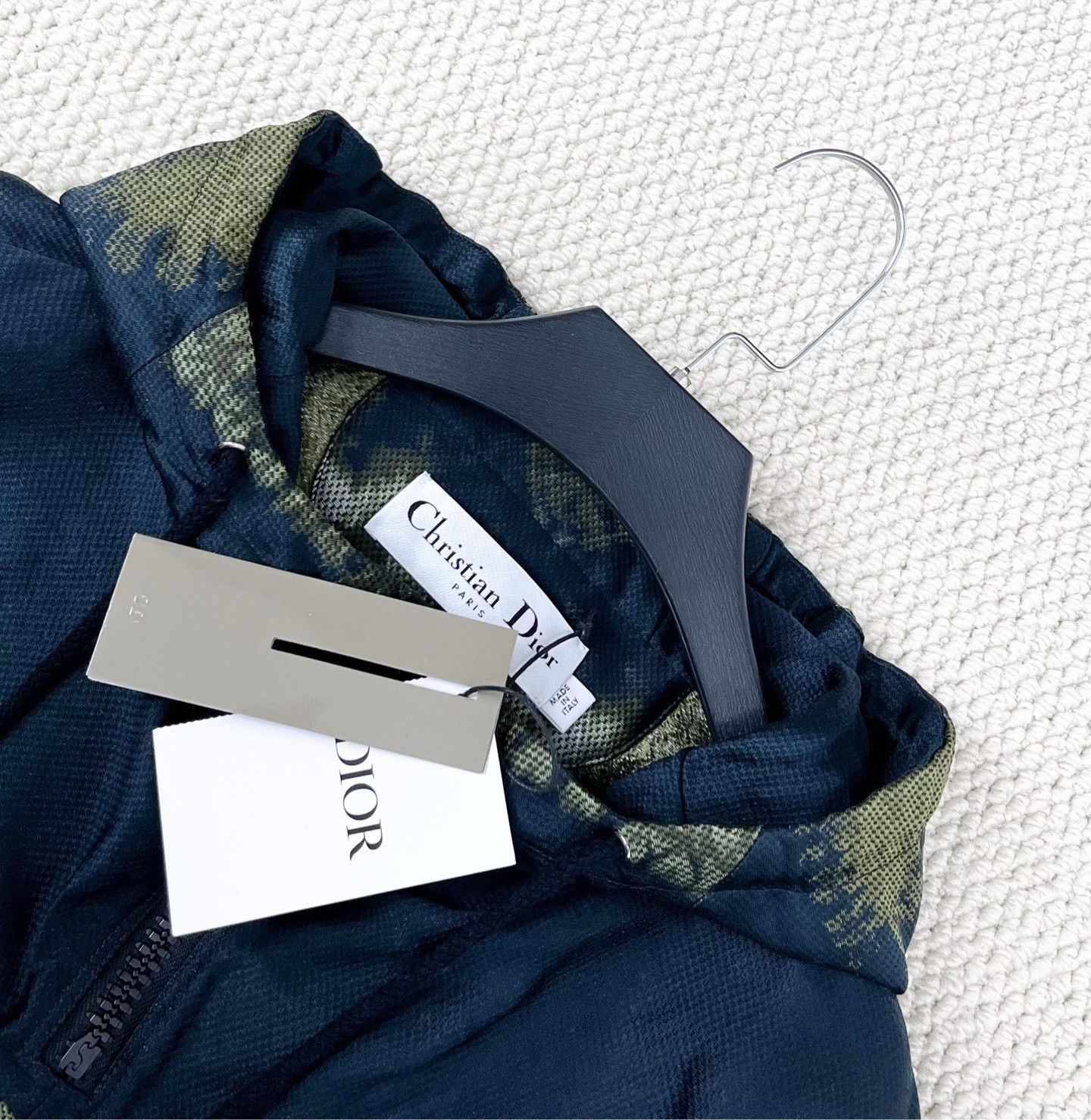 Dior Dior Green Gradient Tie-Dye Half-Zip Jacket Size US M / EU 48-50 / 2 - 3 Thumbnail