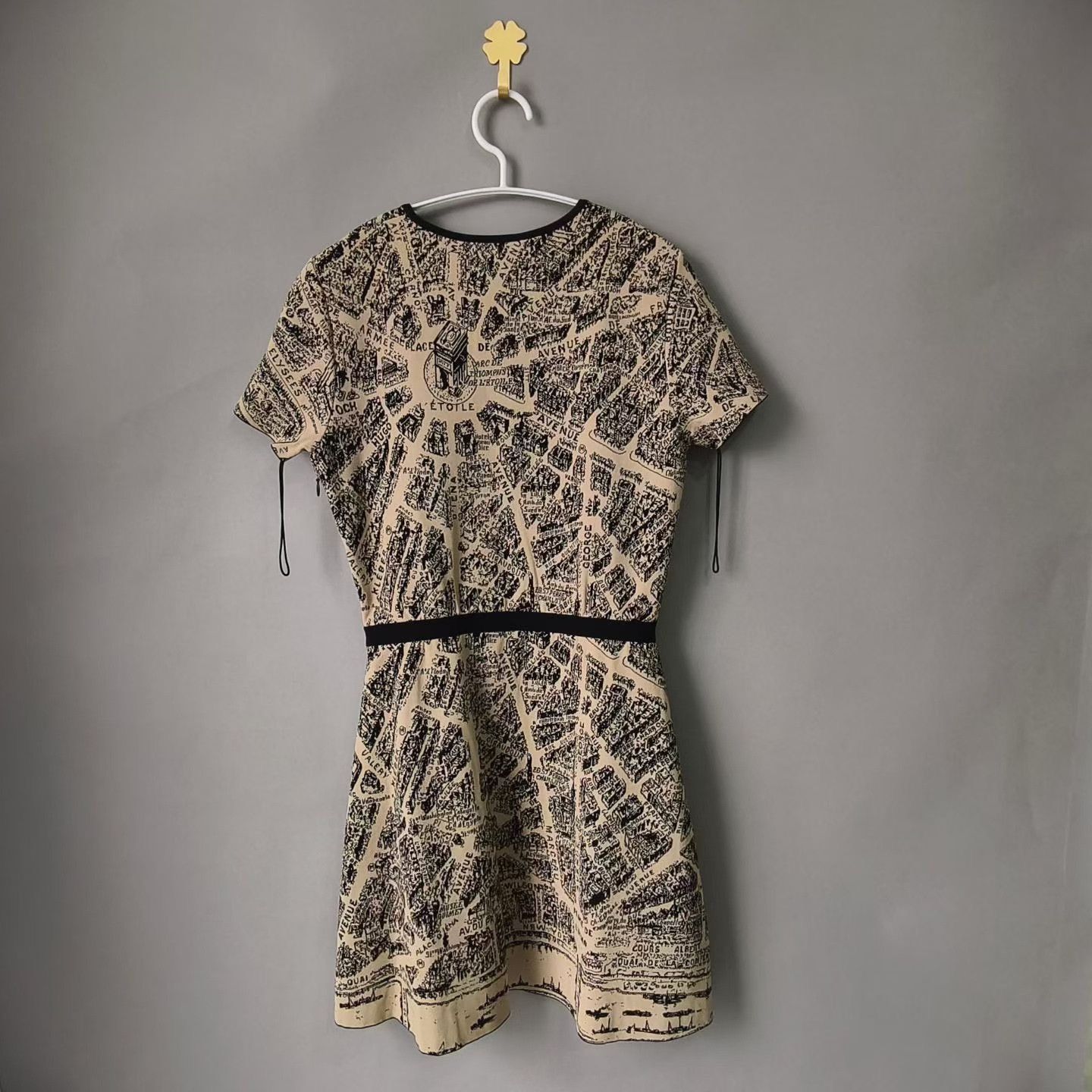 Dior Dior New Brown Paris Map Knit Dress Size XXS / US 00 / IT 34 - 2 Thumbnail