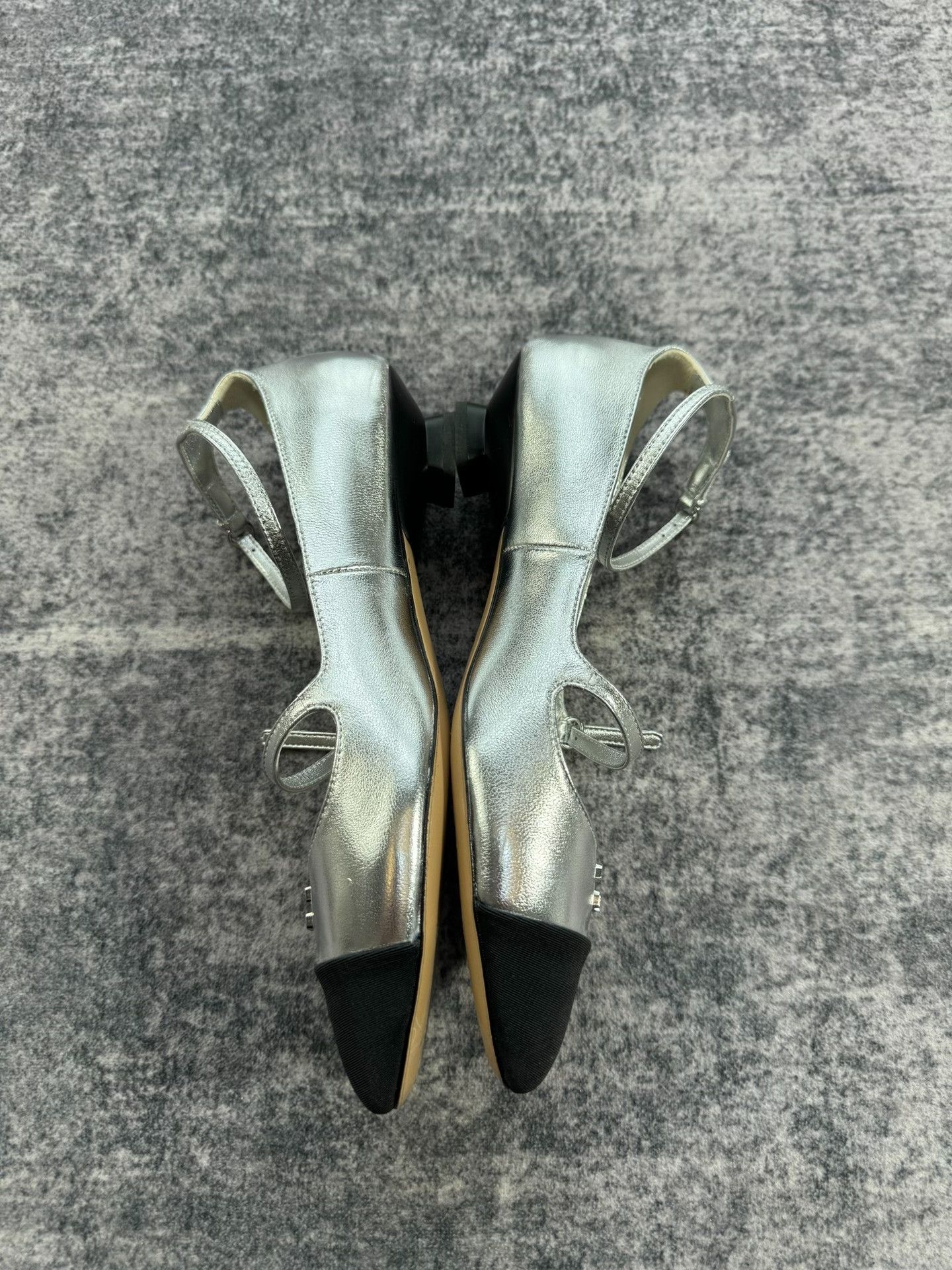 Miu Miu Miu Miu Silver Kitten Heels Size US 7 / IT 37 - 6 Thumbnail
