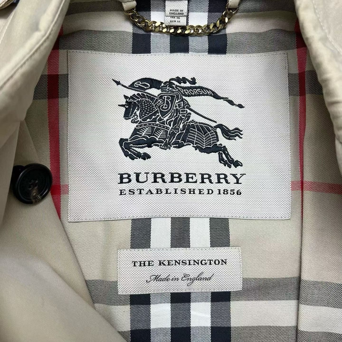 Burberry Burberry Kensington Short Trench Coat Size S / US 4 / IT 40 - 3 Thumbnail