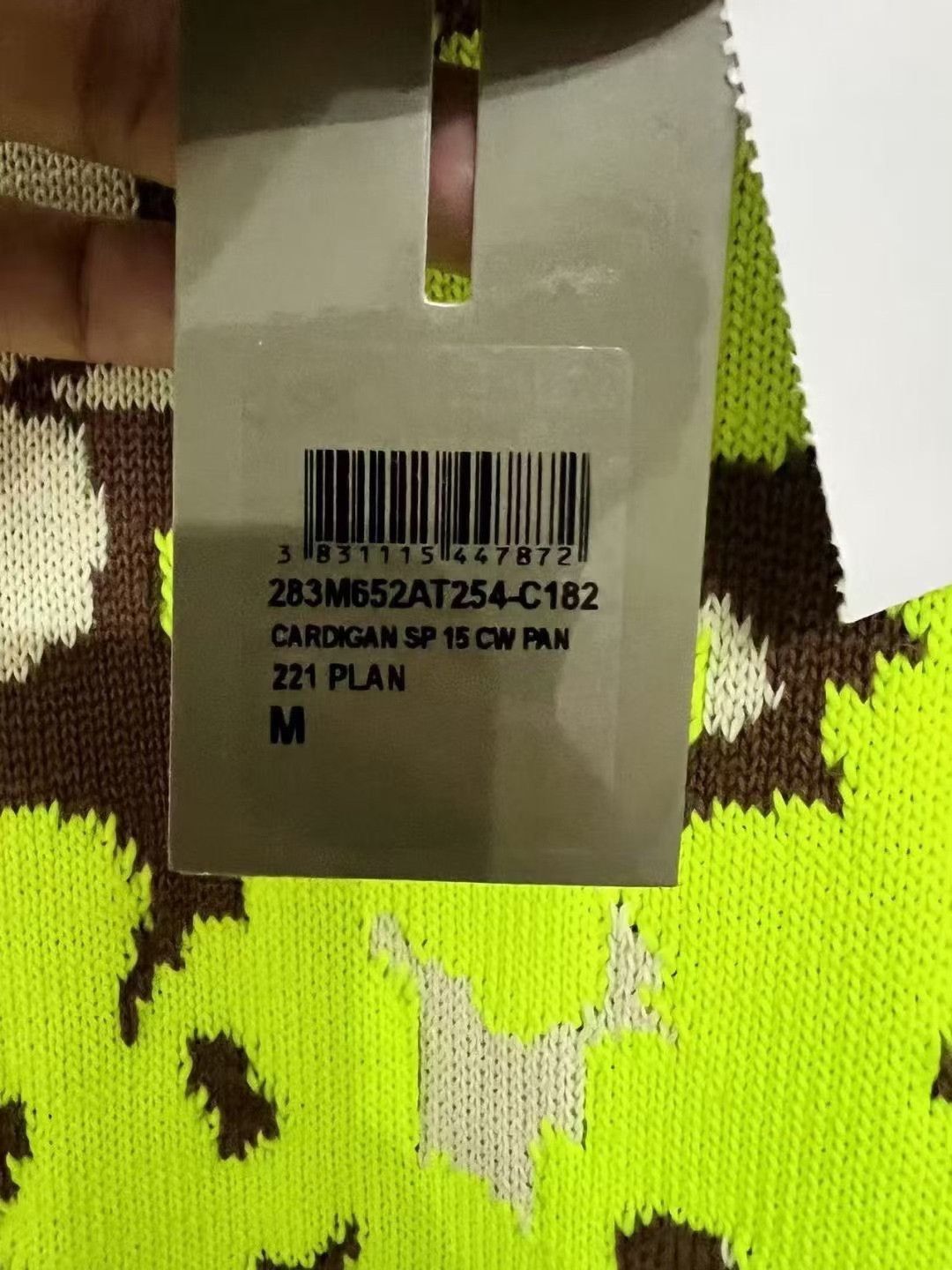 Dior Dior Fluorescent Green Floral Jacquard Sweater Size M / US 6-8 / IT 42-44 - 5 Thumbnail