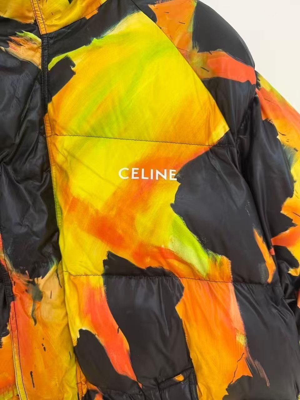 Celine Celine Flame Graffiti Logo Down Jacket Size US S / EU 44-46 / 1 - 3 Thumbnail