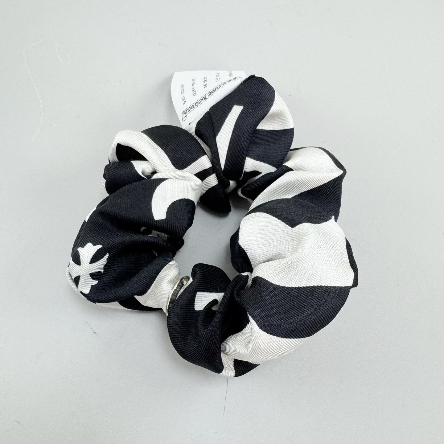 Chrome Hearts Chrome Hearts New Black White Print Scrunchie Size ONE SIZE - 3 Thumbnail