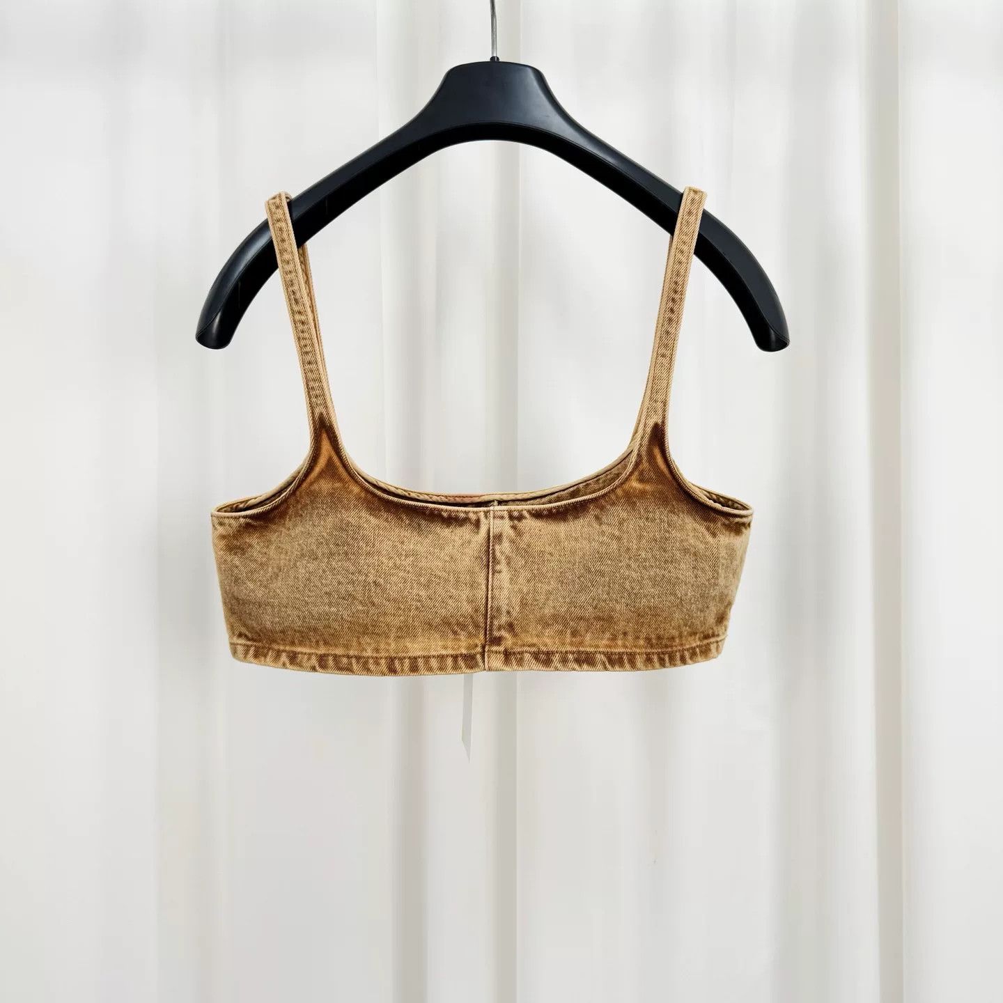 Miu Miu Miu Miu Washed Embroidered Denim Camisole Size XS / US 0-2 / IT 36-38 - 3 Thumbnail