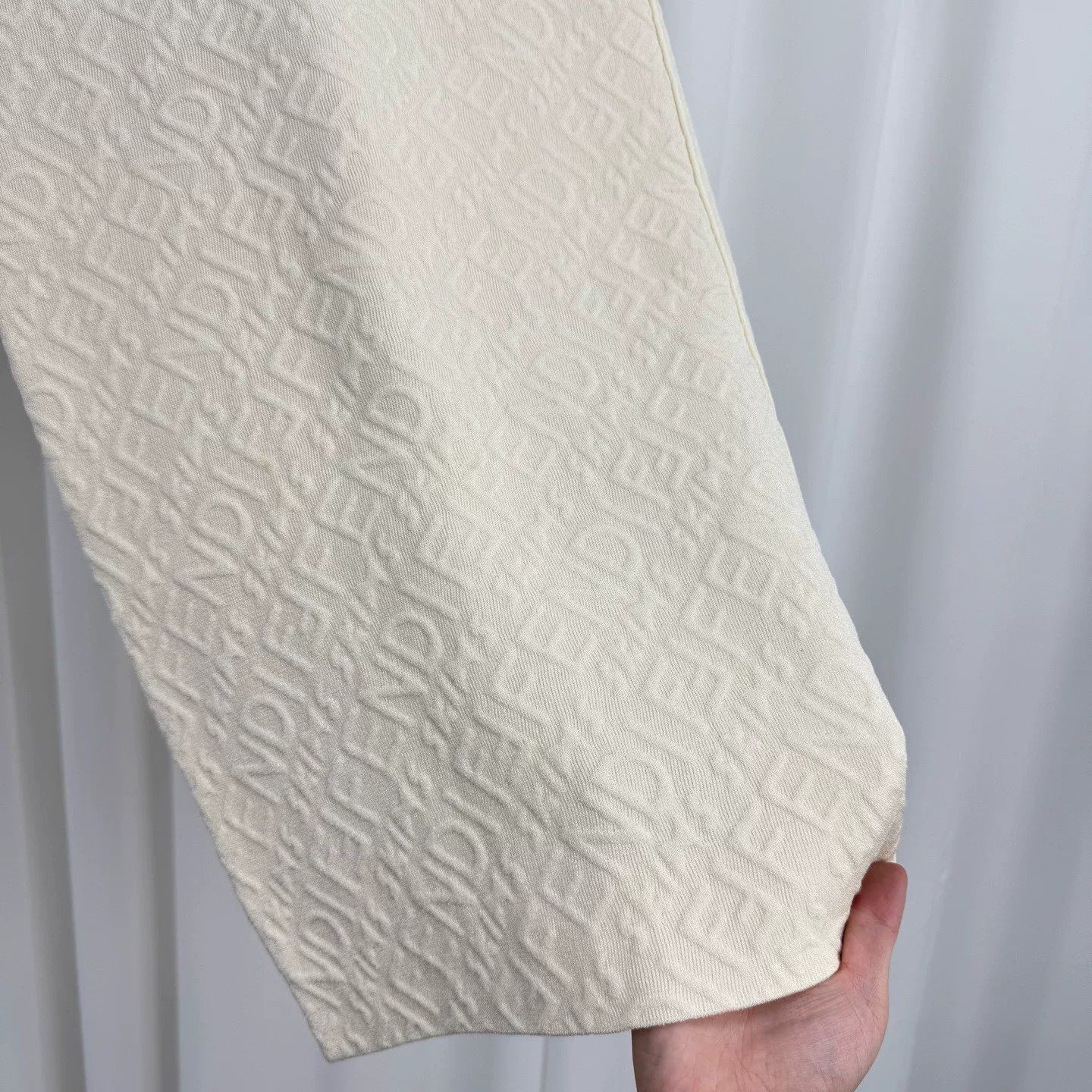 Fendi Fendi x Skims Beige Embossed Print Skirt Size 36" / US 14 / IT 50 - 4 Thumbnail