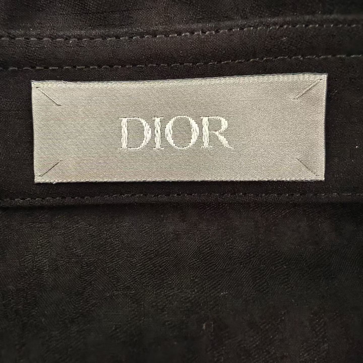 Dior Dior Black All-Over Logo Shirt Size US M / EU 48-50 / 2 - 3 Thumbnail