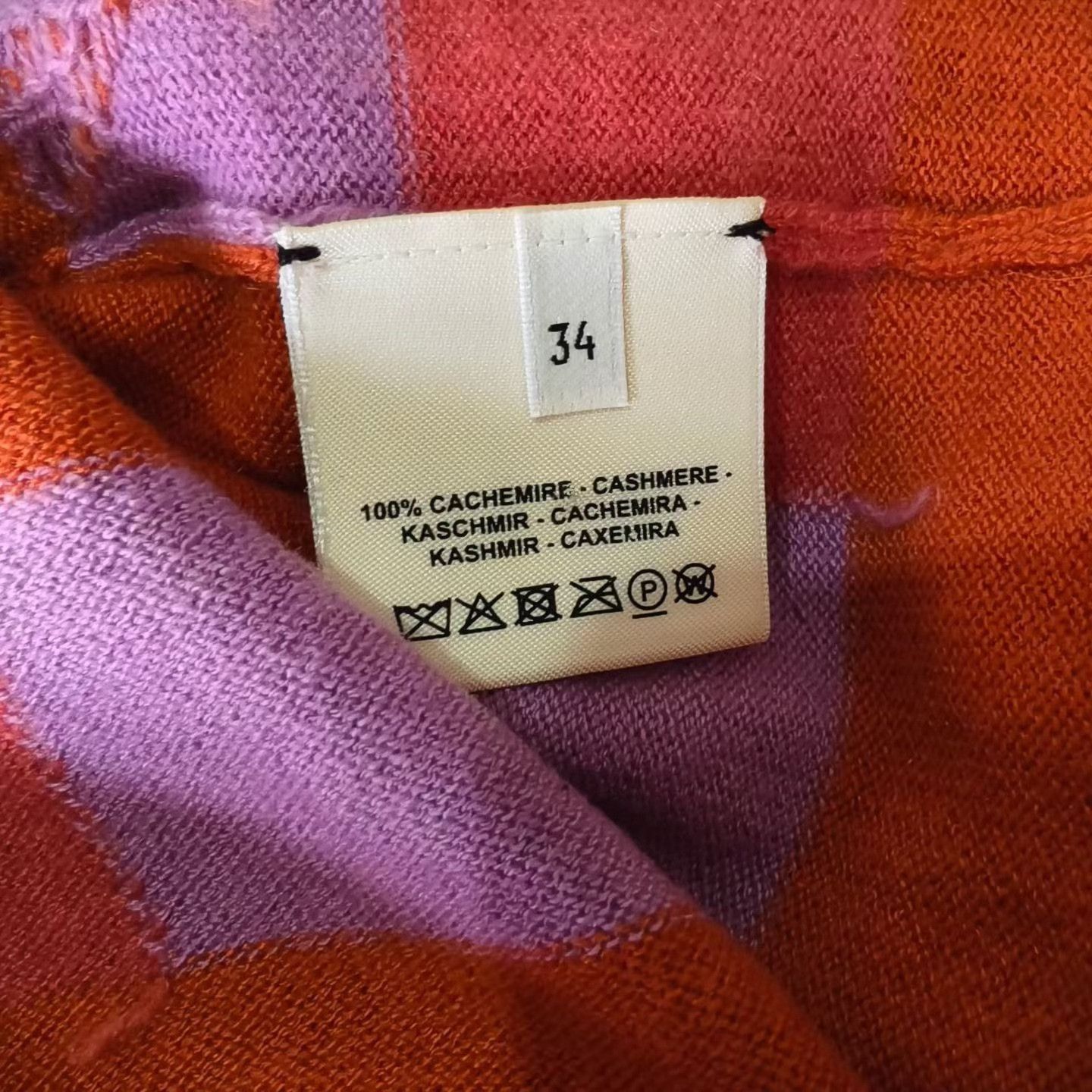 Hermes Hermes Colorblock Cashmere Sweater Size XXS / US 00 / IT 34 - 4 Thumbnail