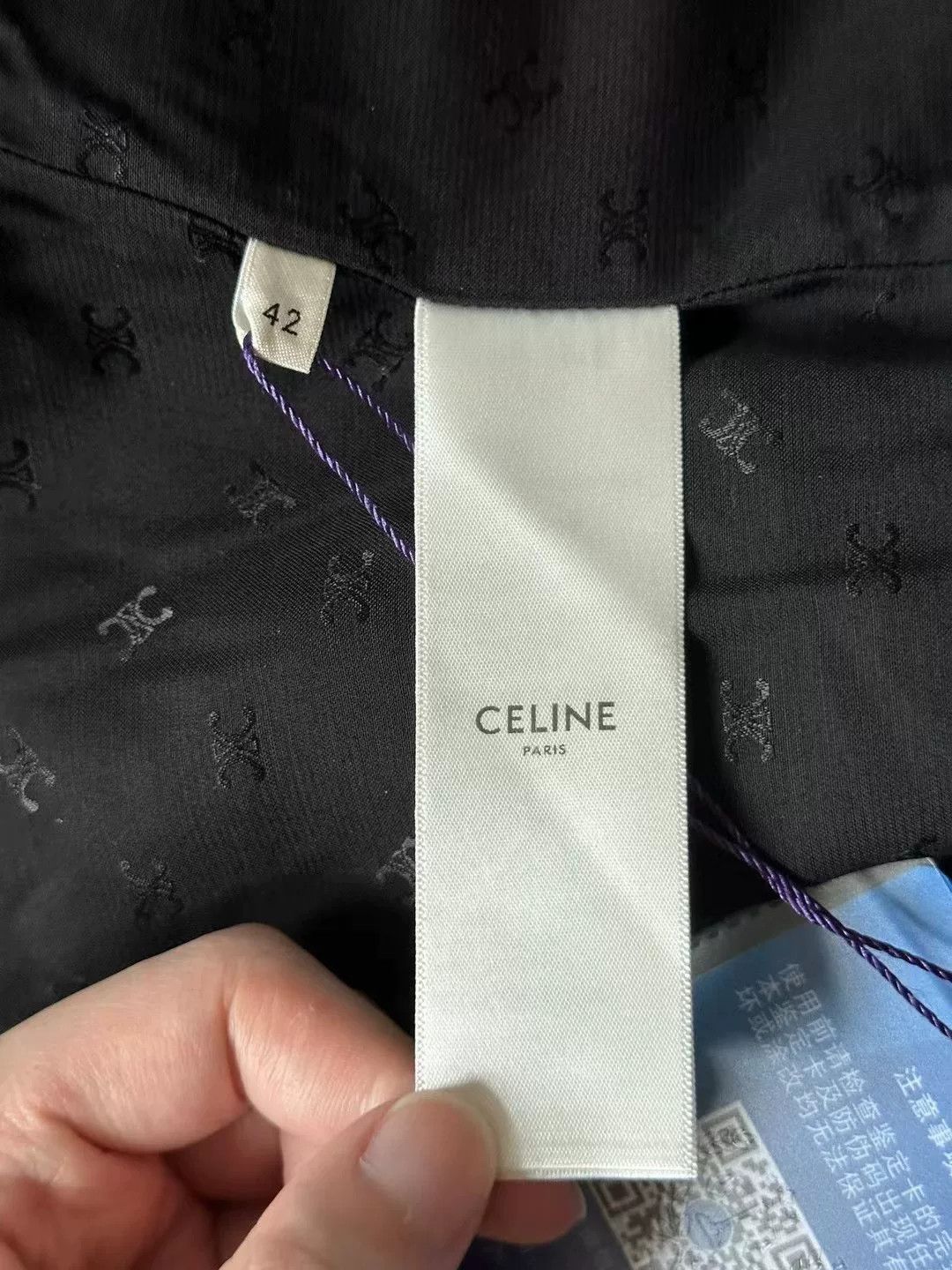 Chanel Celine Tweed Woven Classic Jacket Size M / US 6-8 / IT 42-44 - 4 Thumbnail