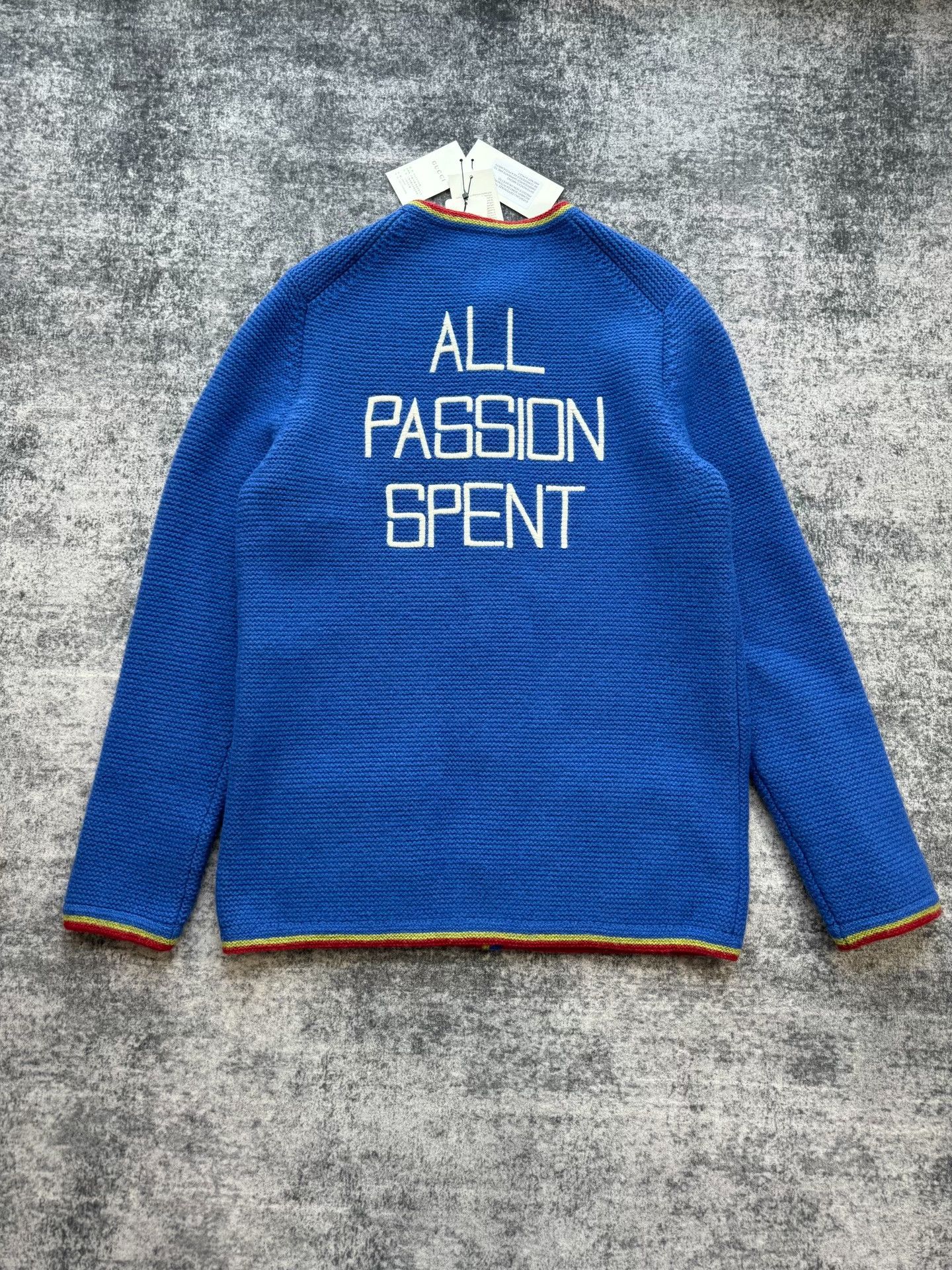 Gucci Gucci Klein Blue Preppy Wool Coat Size US M / EU 48-50 / 2 - 2 Thumbnail