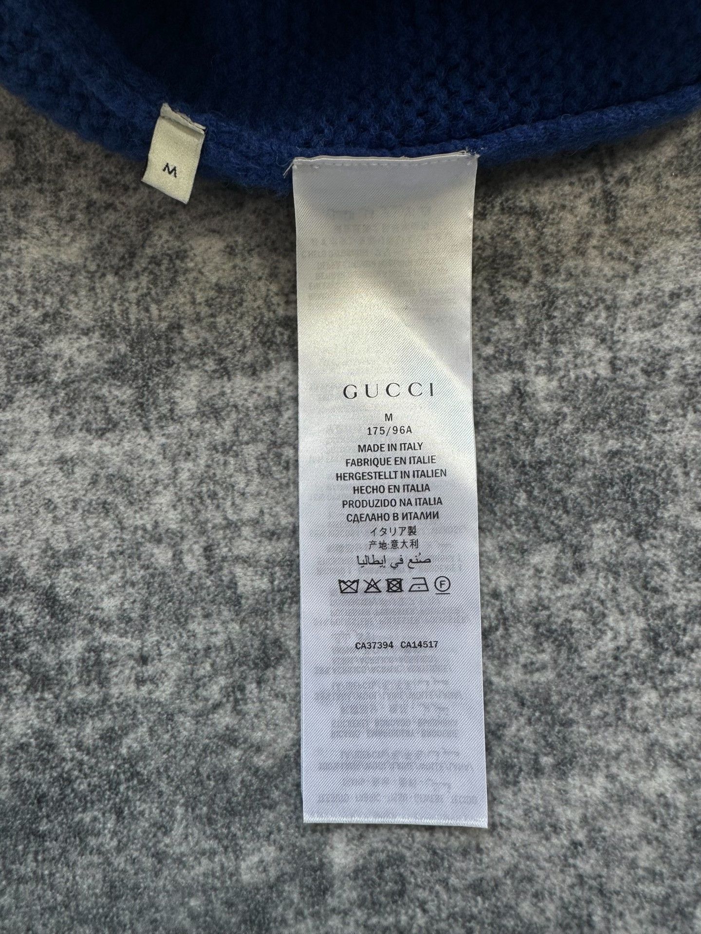 Gucci Gucci Klein Blue Preppy Wool Coat Size US M / EU 48-50 / 2 - 7 Thumbnail