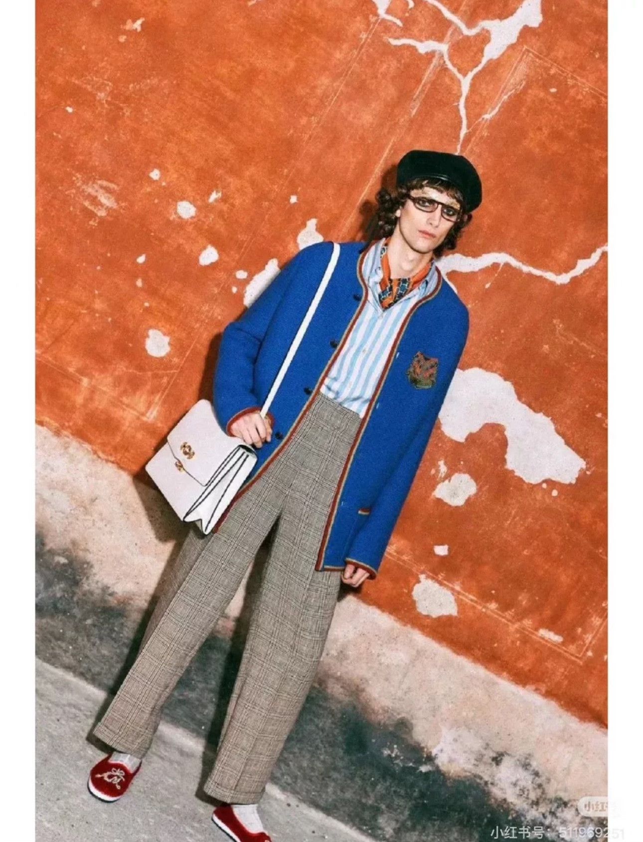 Gucci Gucci Klein Blue Preppy Wool Coat Size US M / EU 48-50 / 2 - 8 Thumbnail