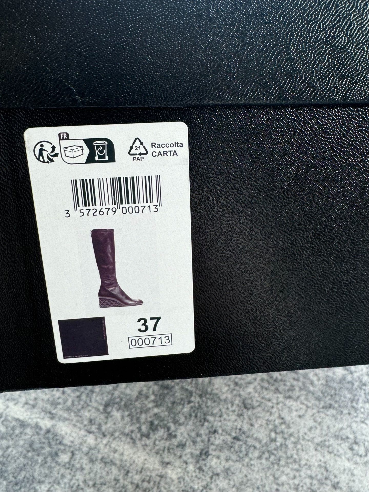 Chanel Chanel Patent Leather Wedge Knee-High Boots Size US 6 / IT 36 - 9 Thumbnail