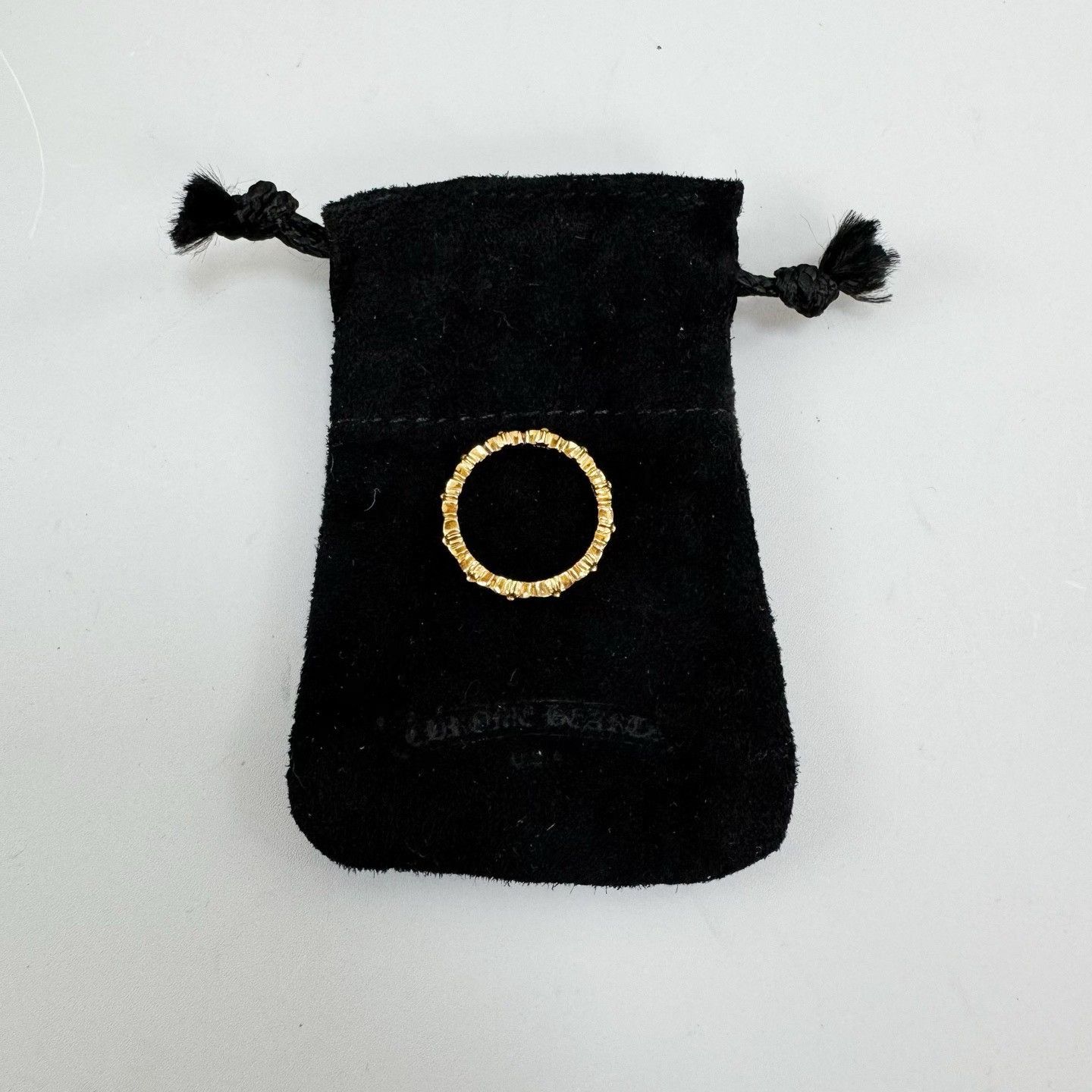 Chrome Hearts Chrome Hearts 22k Tiny E Ring Size ONE SIZE - 3 Thumbnail