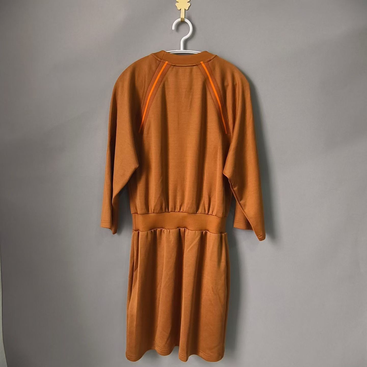 Hermes Hermes Orange Cashmere Knit Dress Size XS / US 0-2 / IT 36-38 - 2 Thumbnail