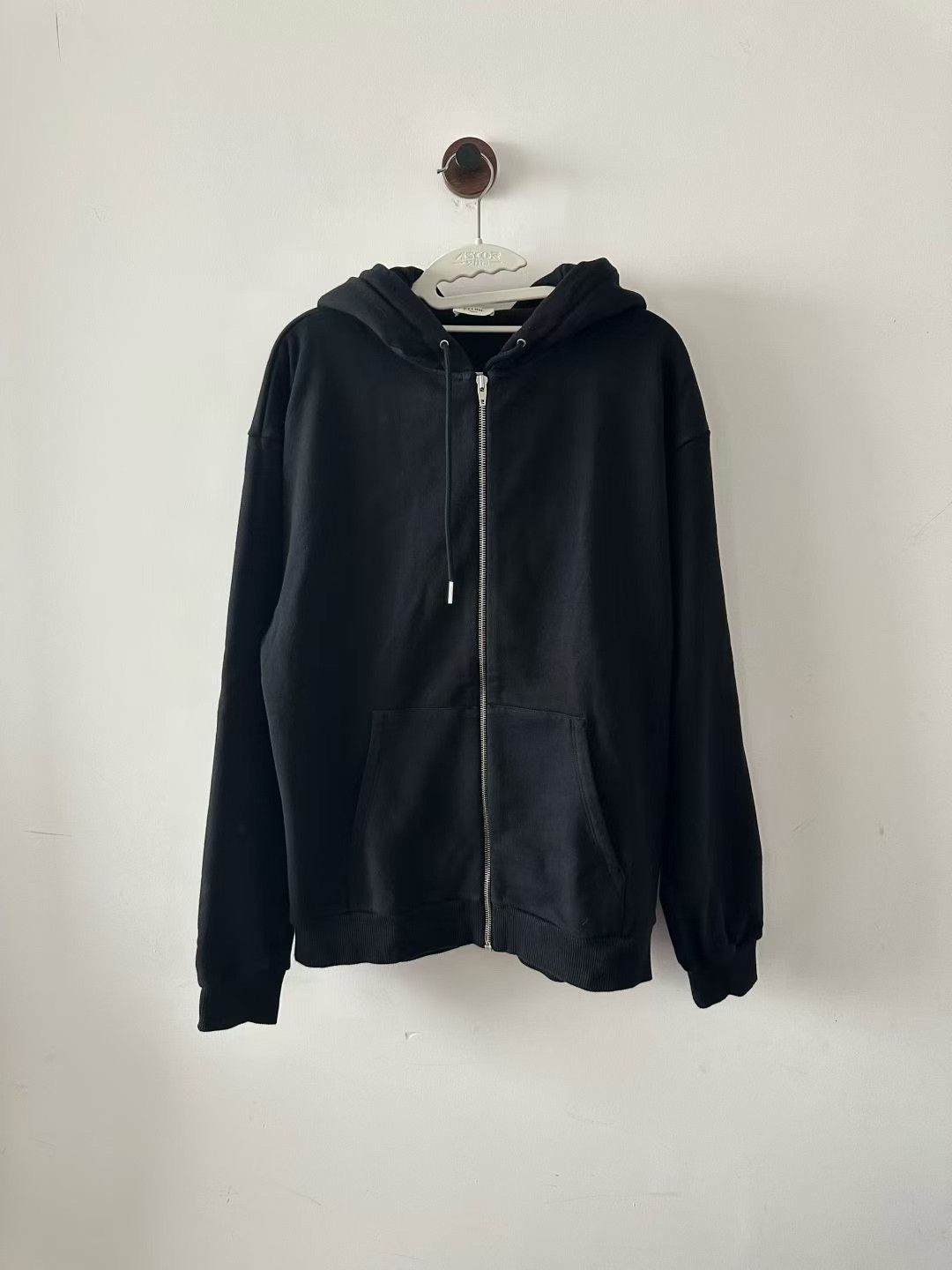 Celine Celine Black Logo Zip Hoodie Size US M / EU 48-50 / 2 - 2 Thumbnail