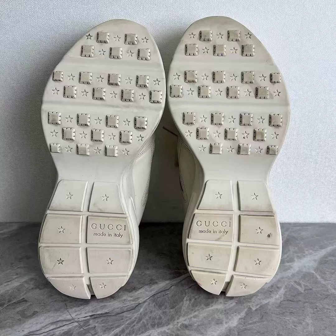 Gucci Gucci Rhyton Ivory Dad Shoes Size US 4.5 / IT 34.5 - 5 Thumbnail