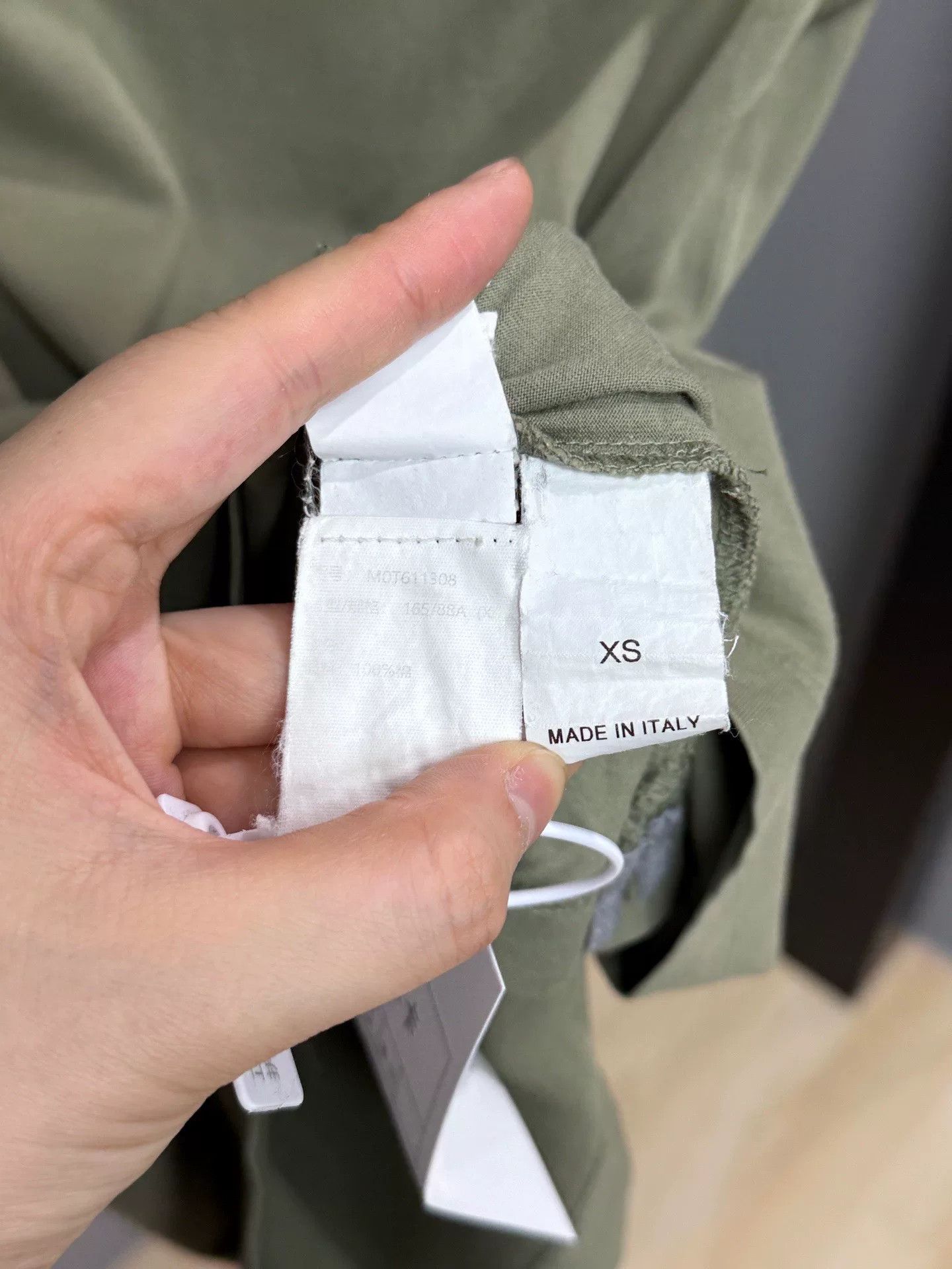 Brunello Cucinelli Brunello Cucinelli Green Double-Layer Short-Sleeve Size XS / US 0-2 / IT 36-38 - 4 Thumbnail