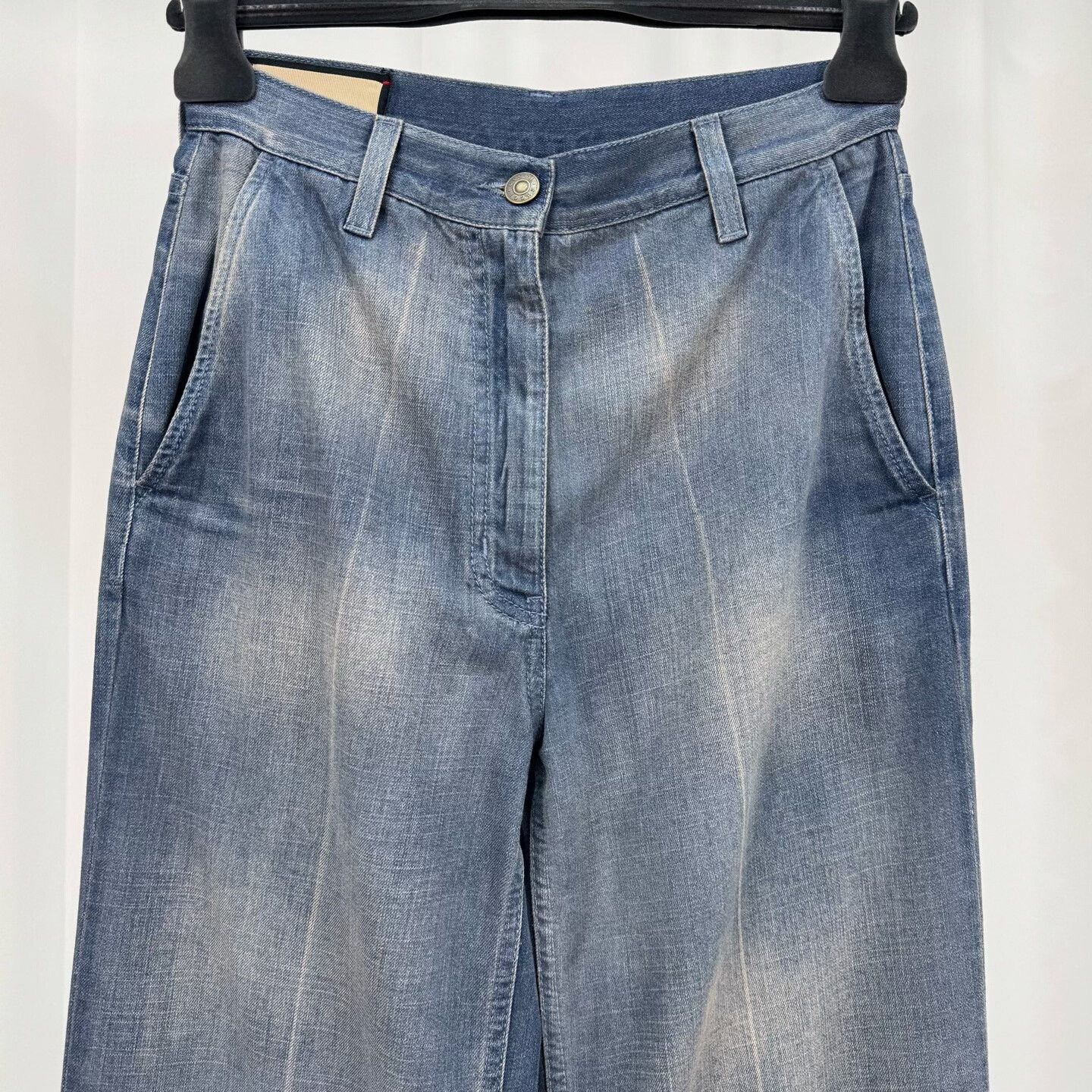 Gucci Gucci Leather Patch Washed Flared Jeans Size 25" / US 0 / IT 36 - 3 Thumbnail