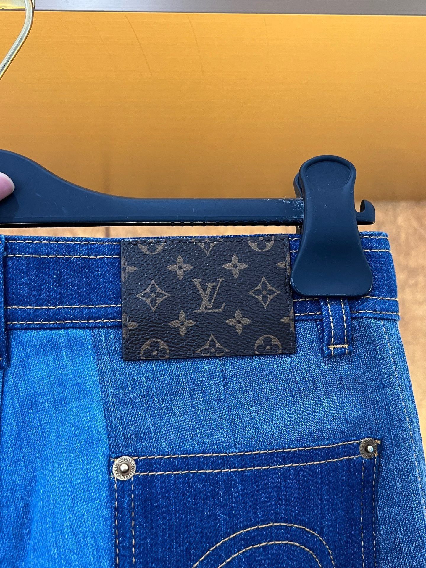Louis Vuitton Louis Vuitton Color Block Pocket Jeans Size US 36 / EU 52 - 4 Thumbnail