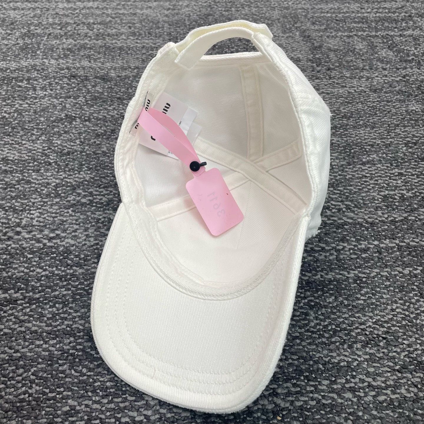 Miu Miu Miu Miu 2025 Embroidered Logo Baseball Cap Size ONE SIZE - 3 Thumbnail