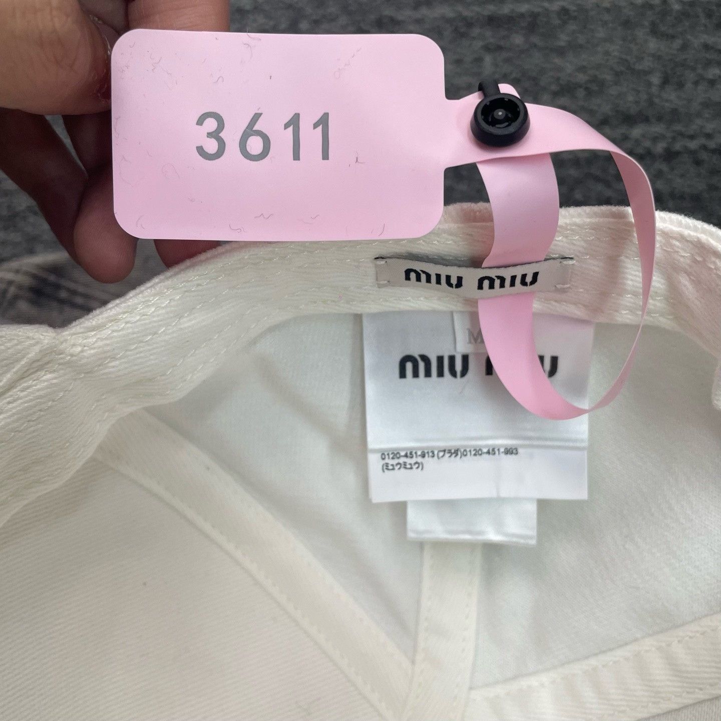 Miu Miu Miu Miu 2025 Embroidered Logo Baseball Cap Size ONE SIZE - 4 Thumbnail