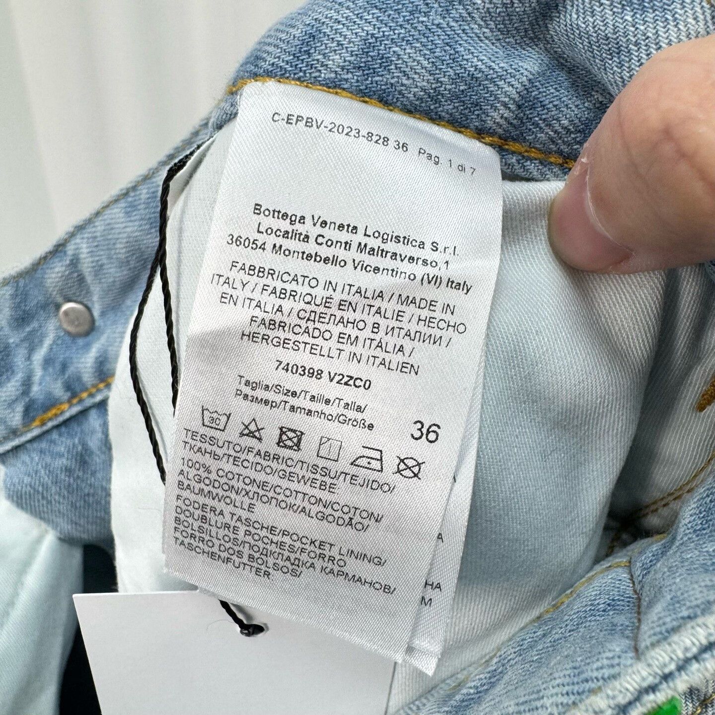 Bottega Veneta Bottega Veneta 2024 Washed Jeans Size US 36 / EU 52 - 7 Thumbnail