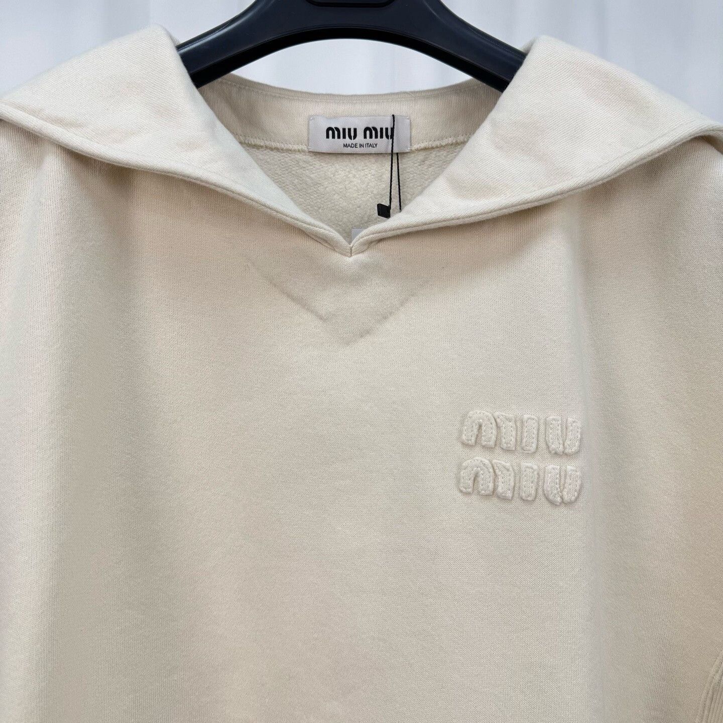Miu Miu Miu Miu Embroidered Logo Navy Collar Sweater Vest Size M / US 6-8 / IT 42-44 - 3 Thumbnail