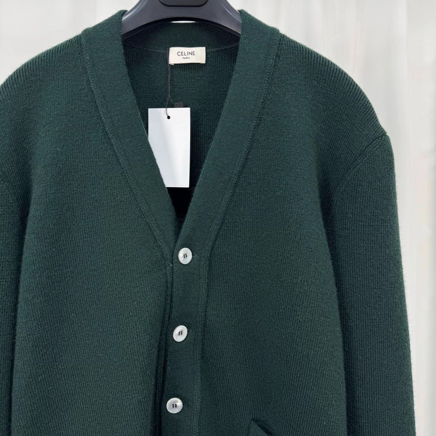 Celine Celine 25 New Embroidered Wool Cardigan Size S / US 4 / IT 40 - 3 Thumbnail