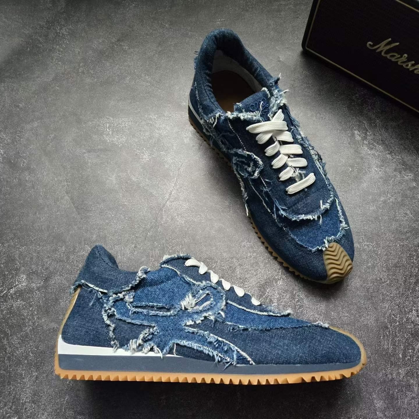 Loewe LOEWE FLOW RUNNER Denim Blue Sneakers Size US 7 / EU 40 - 5 Thumbnail