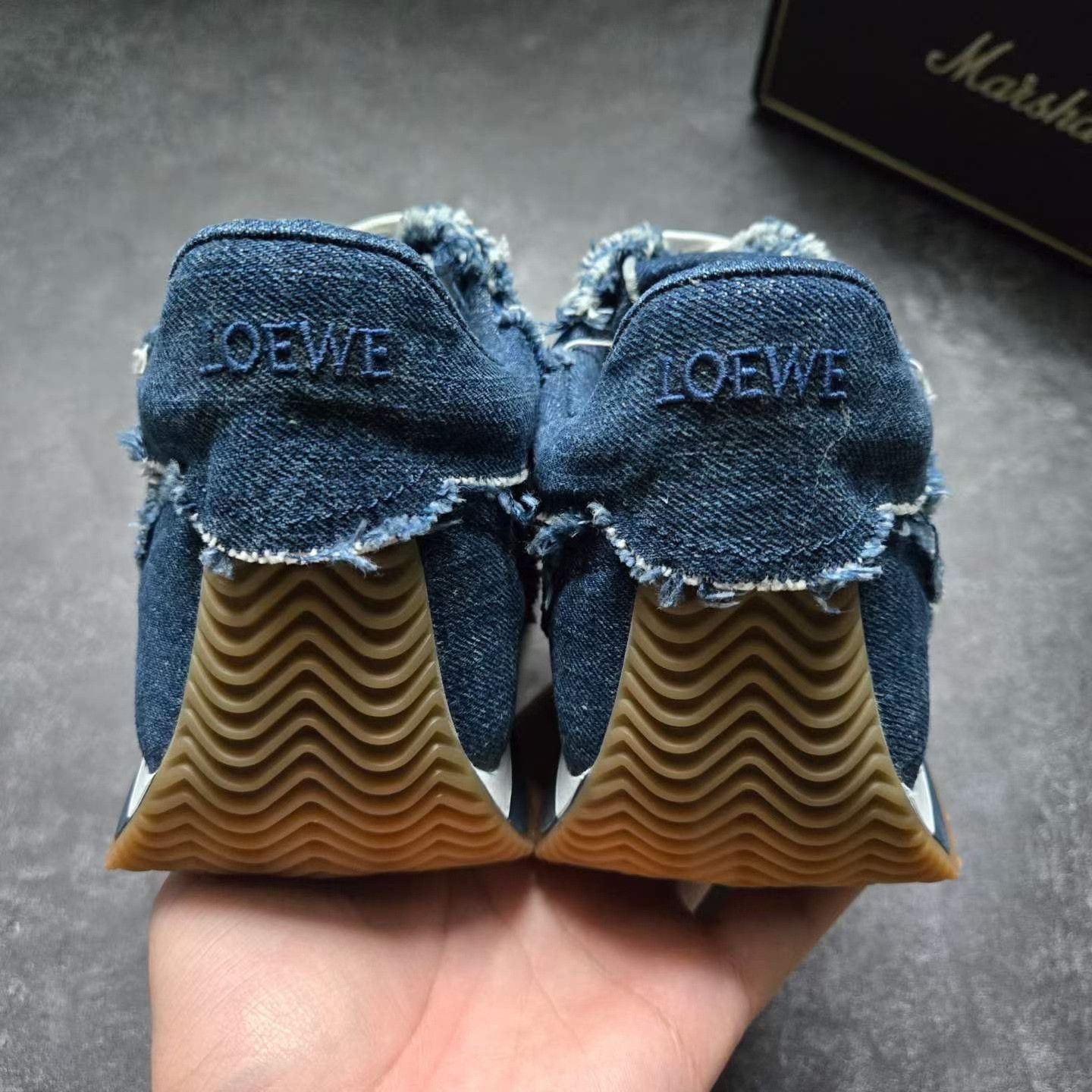Loewe LOEWE FLOW RUNNER Denim Blue Sneakers Size US 7 / EU 40 - 3 Thumbnail