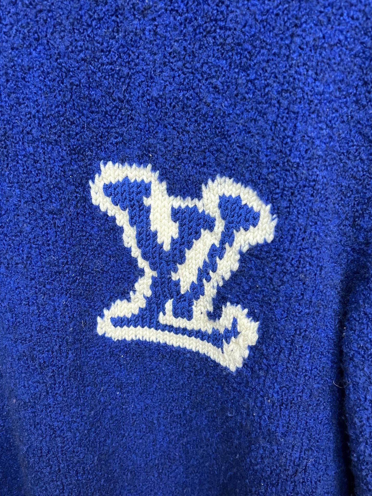 Louis Vuitton Louis Vuitton Blue Teddy Sweater Size US M / EU 48-50 / 2 - 3 Thumbnail